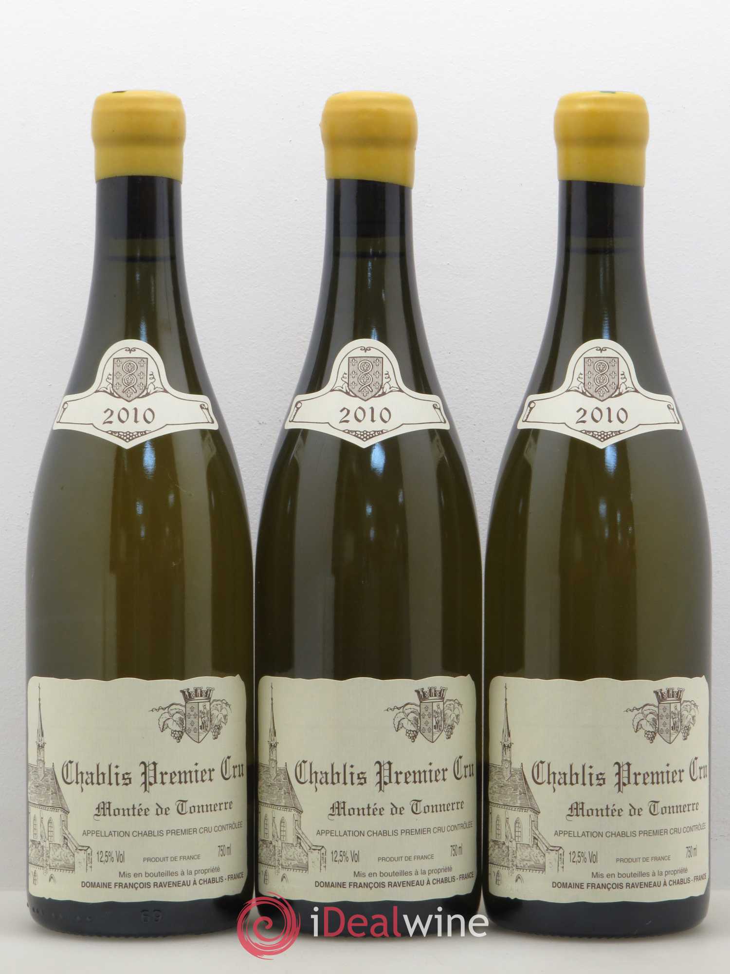 Chablis 1er Cru Montée de Tonnerre Raveneau (Domaine) 2010 - Lot de 3 bouteilles - 0