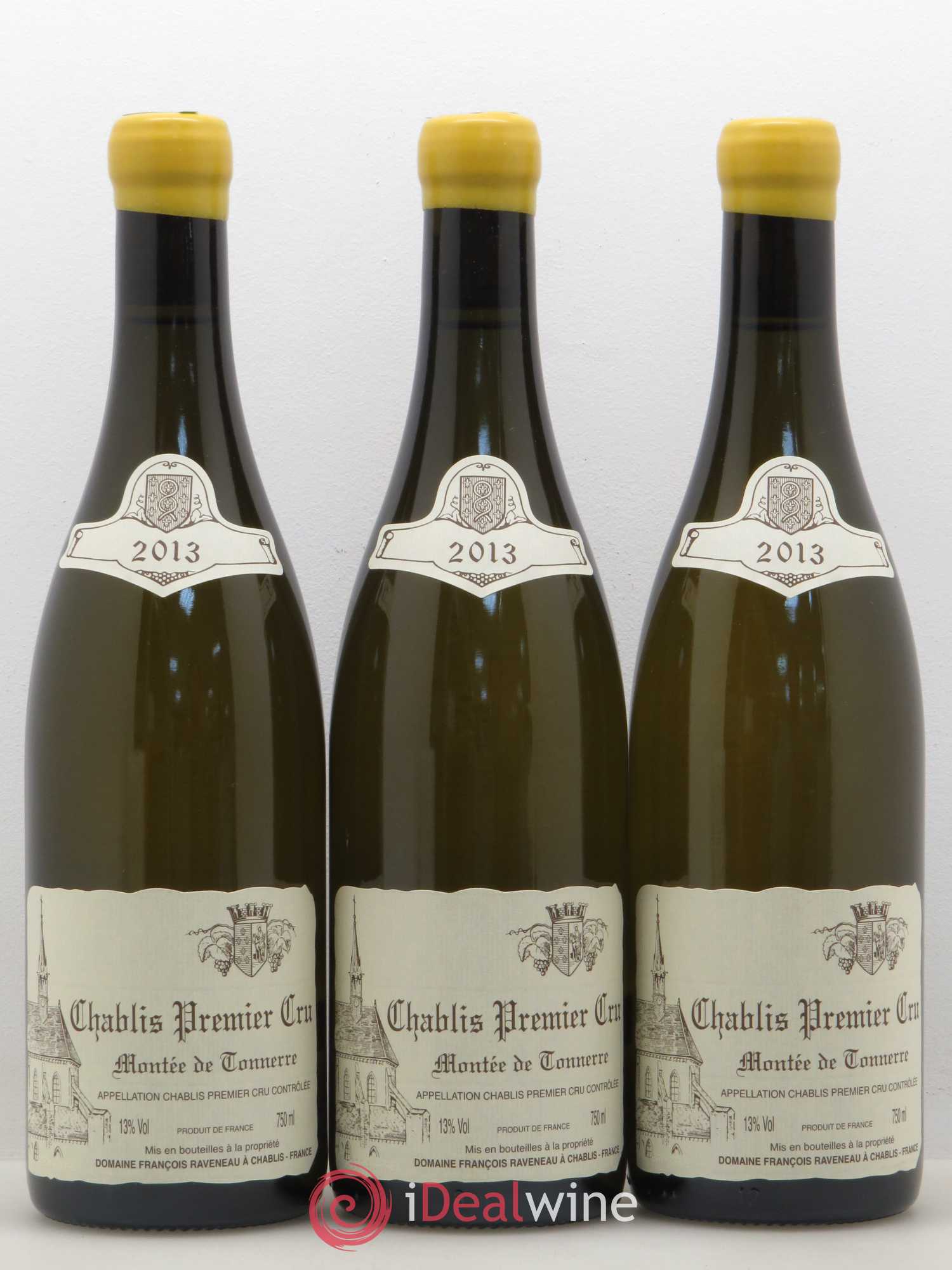 Chablis 1er Cru Montée de Tonnerre Raveneau (Domaine) 2013 - Lot de 3 bouteilles - 0