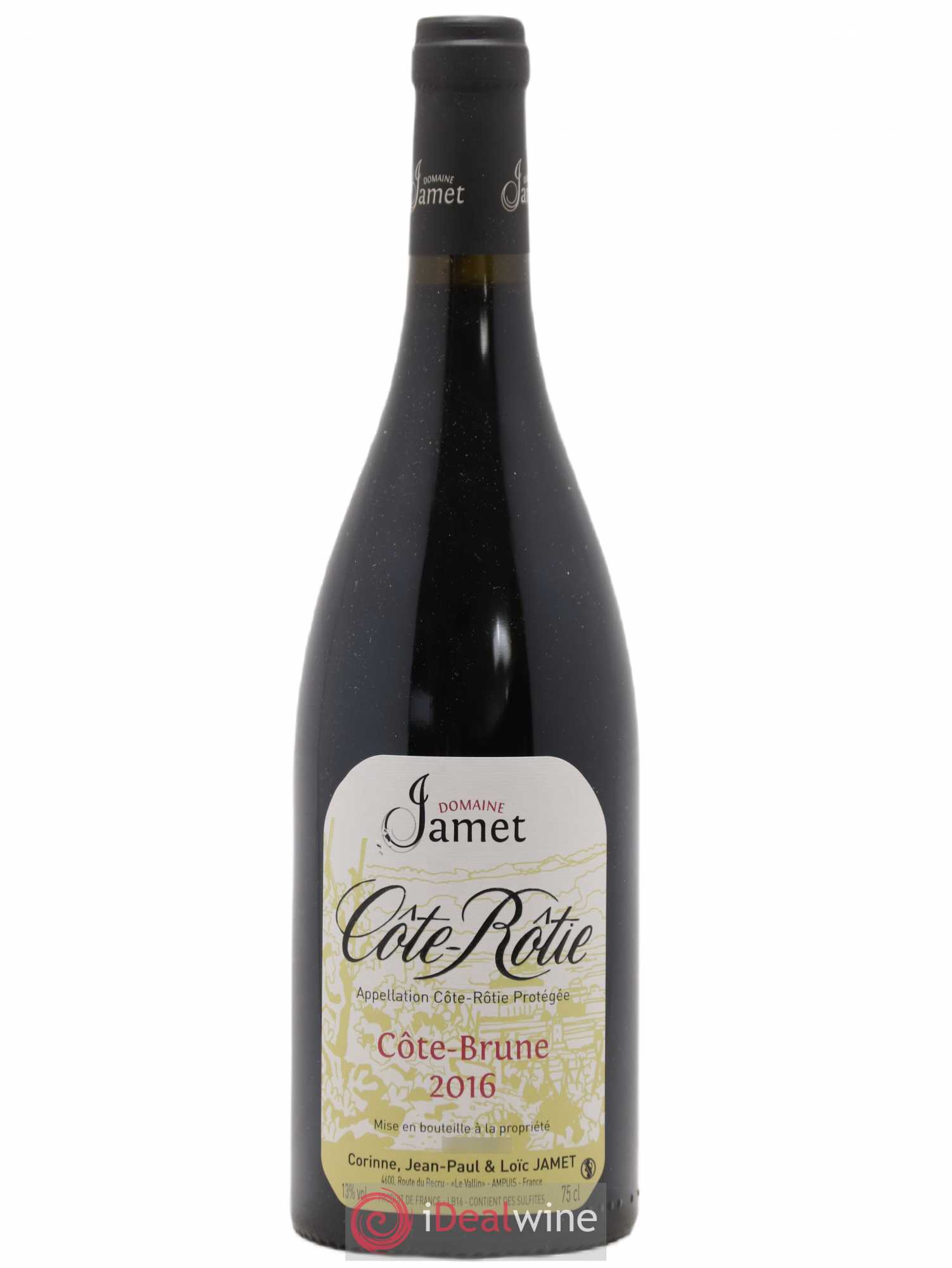Côte-Rôtie Côte Brune Jamet (Domaine) 2016 - Lot de 1 bouteille - 0