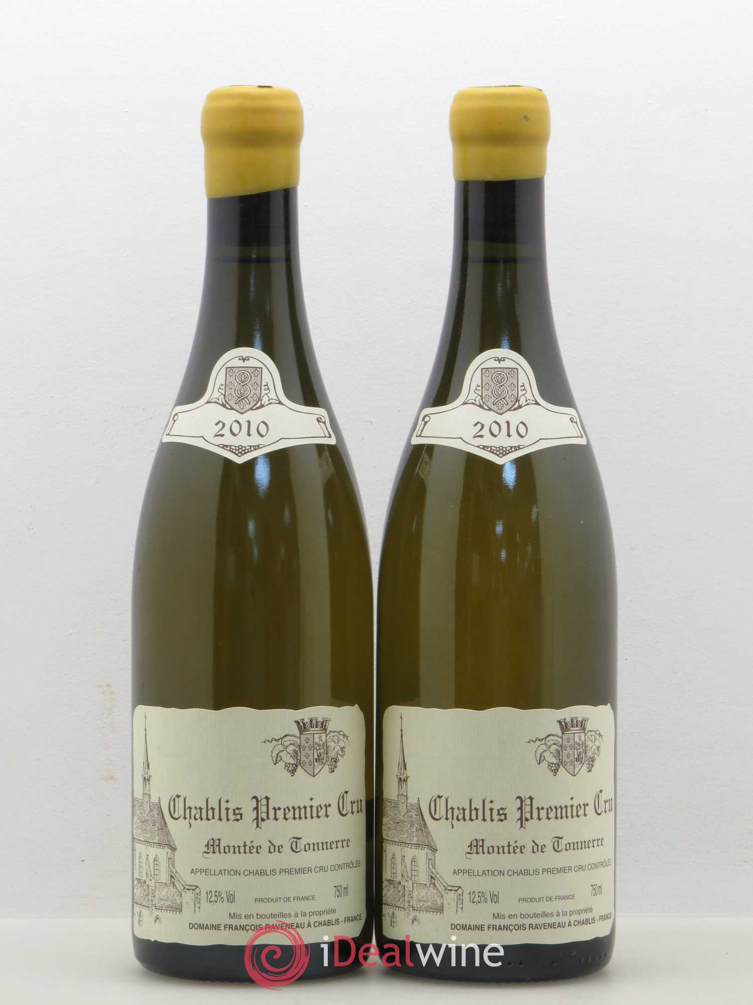 Chablis 1er Cru Montée de Tonnerre Raveneau (Domaine) 2010 - Lot de 2 bouteilles - 0