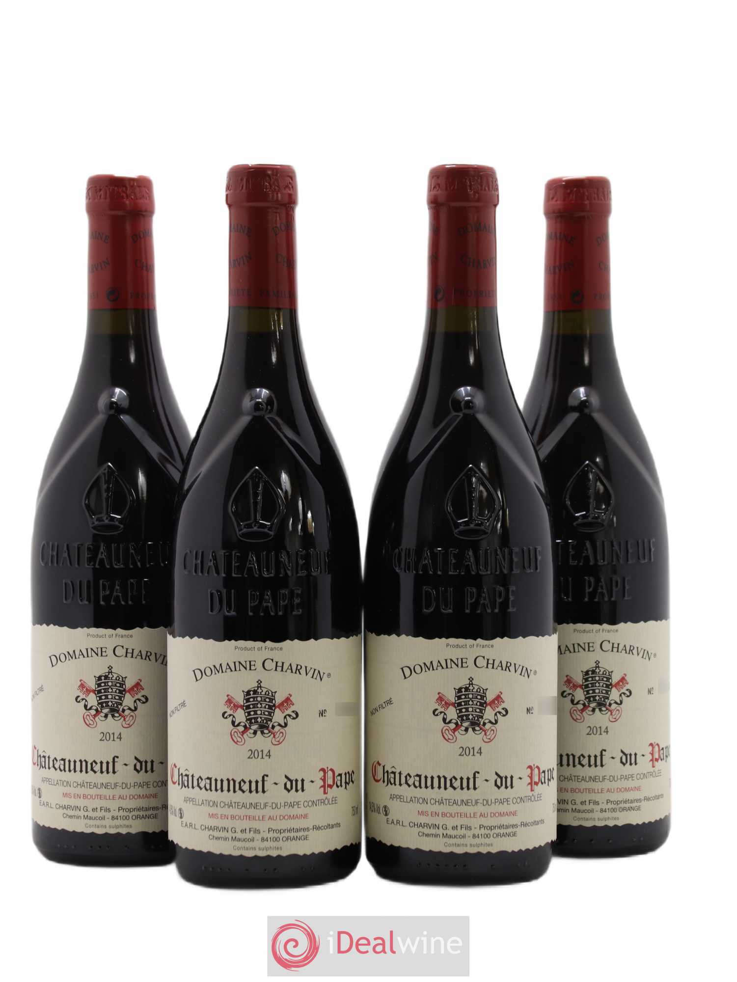 Châteauneuf-du-Pape Charvin (Domaine) 2014 - Lot de 4 bouteilles - 0