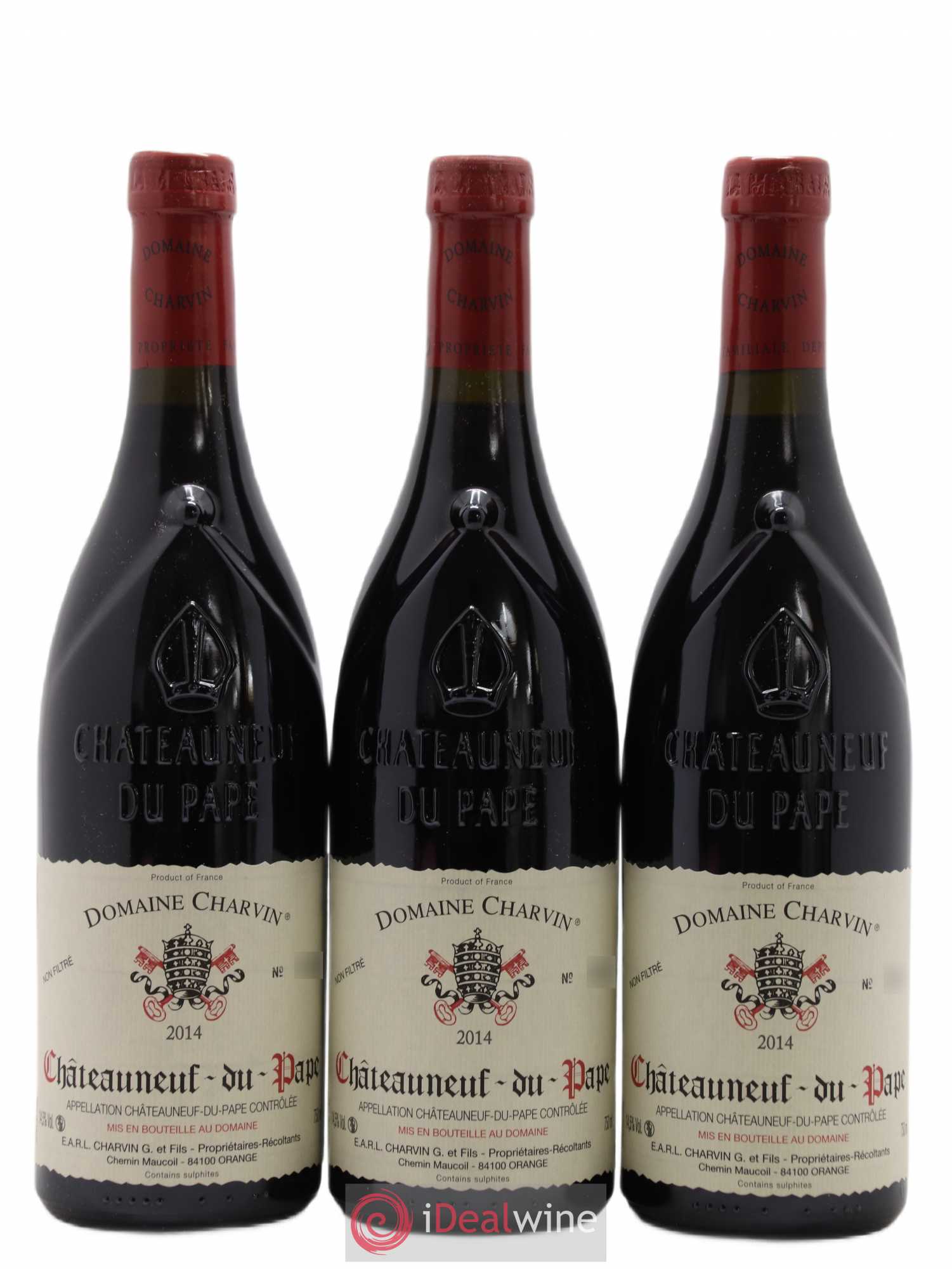 Châteauneuf-du-Pape Charvin (Domaine) 2014 - Lot de 3 bouteilles - 0