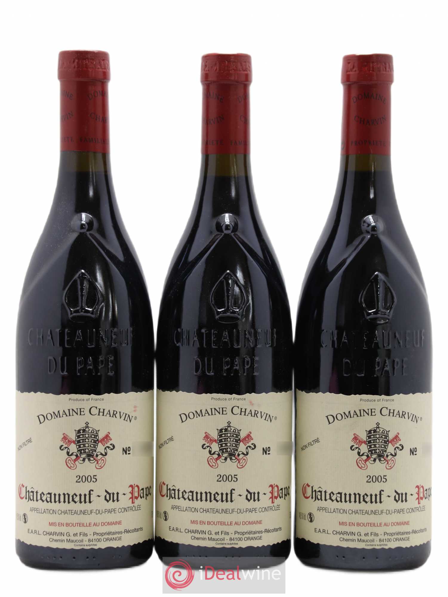 Châteauneuf-du-Pape Charvin (Domaine) 2005 - Lot de 3 bouteilles - 0