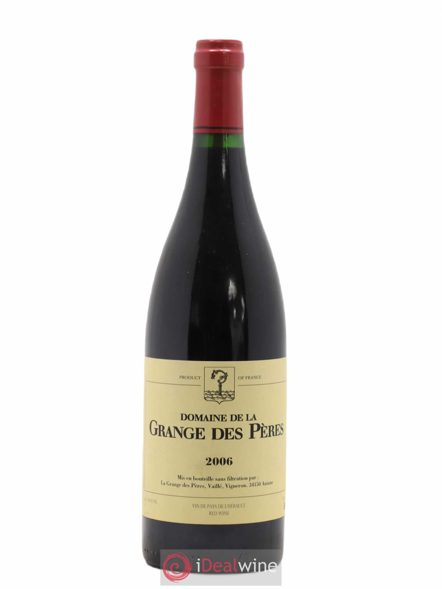 Pays d'Hérault Grange des Pères Laurent Vaillé 2006 - Lot de 1 bouteille - 0