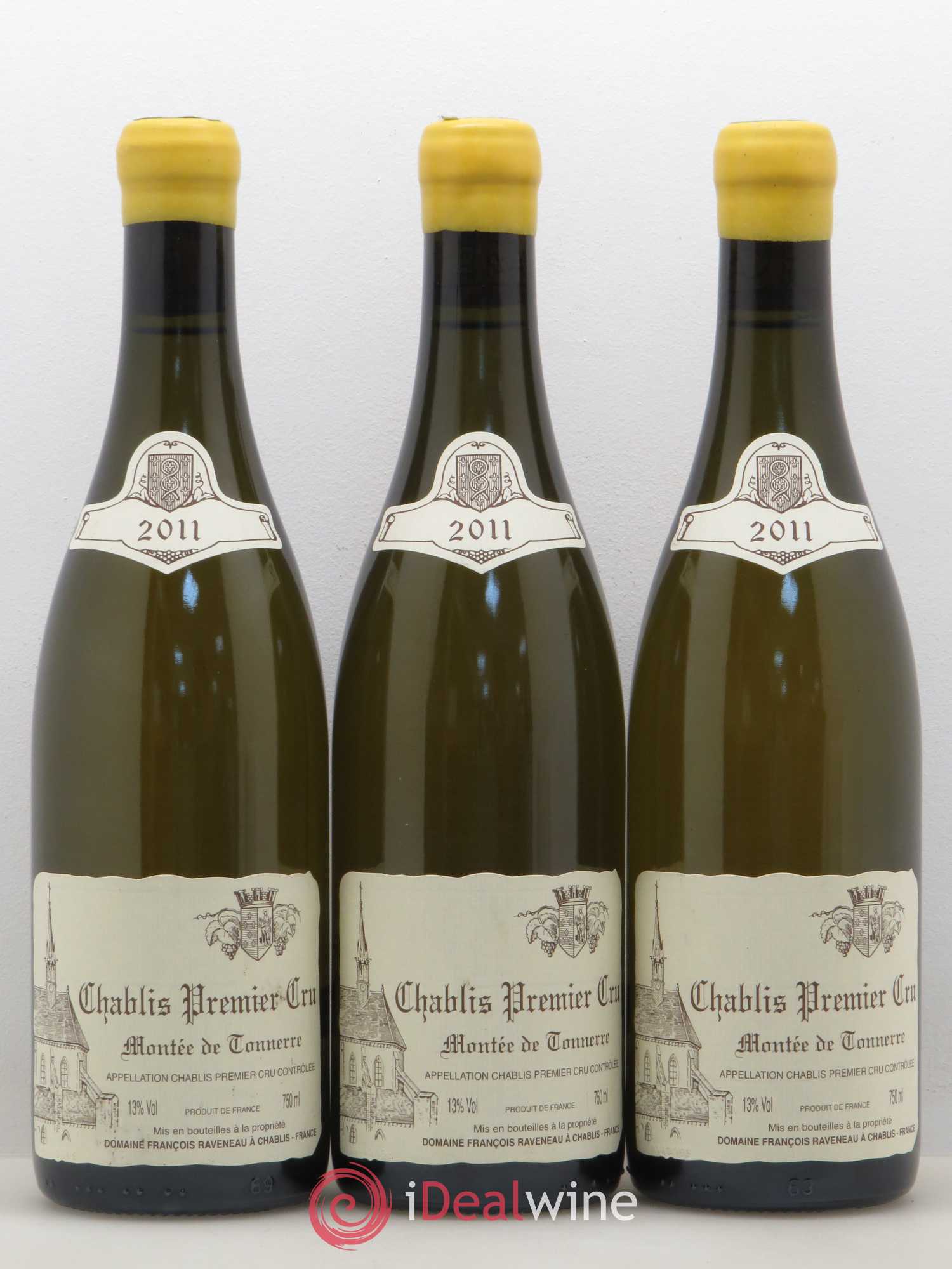 Chablis 1er Cru Montée de Tonnerre Raveneau (Domaine) 2011 - Lot de 3 bouteilles - 0