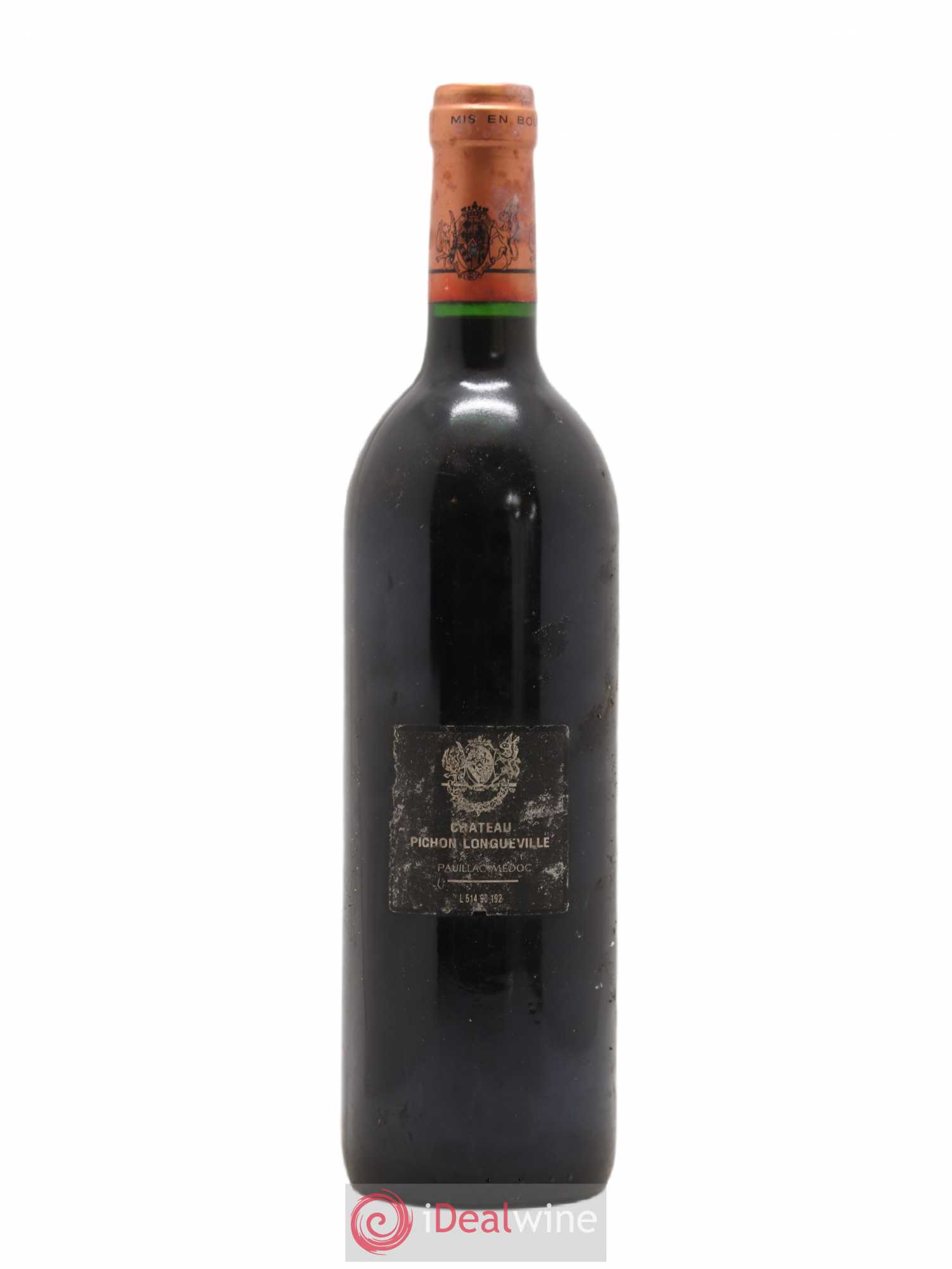 Pichon Longueville Baron 2ème Grand Cru Classé 1990 - Lot de 1 bouteille - 1