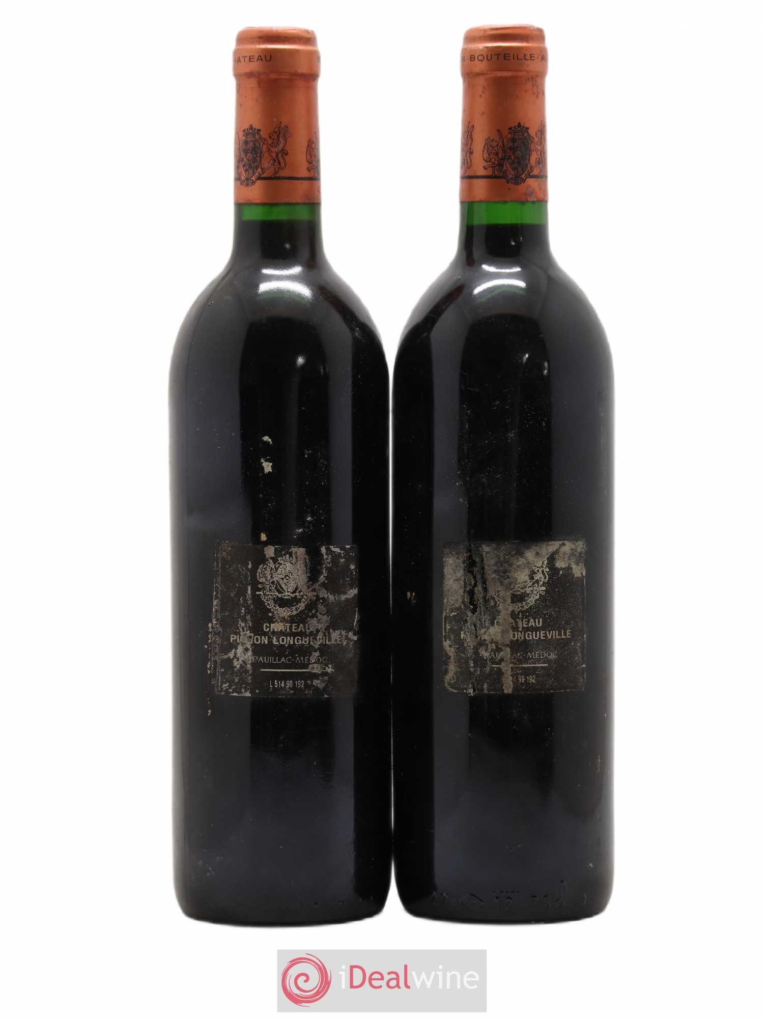 Pichon Longueville Baron 2ème Grand Cru Classé 1990 - Lot de 2 bouteilles - 1