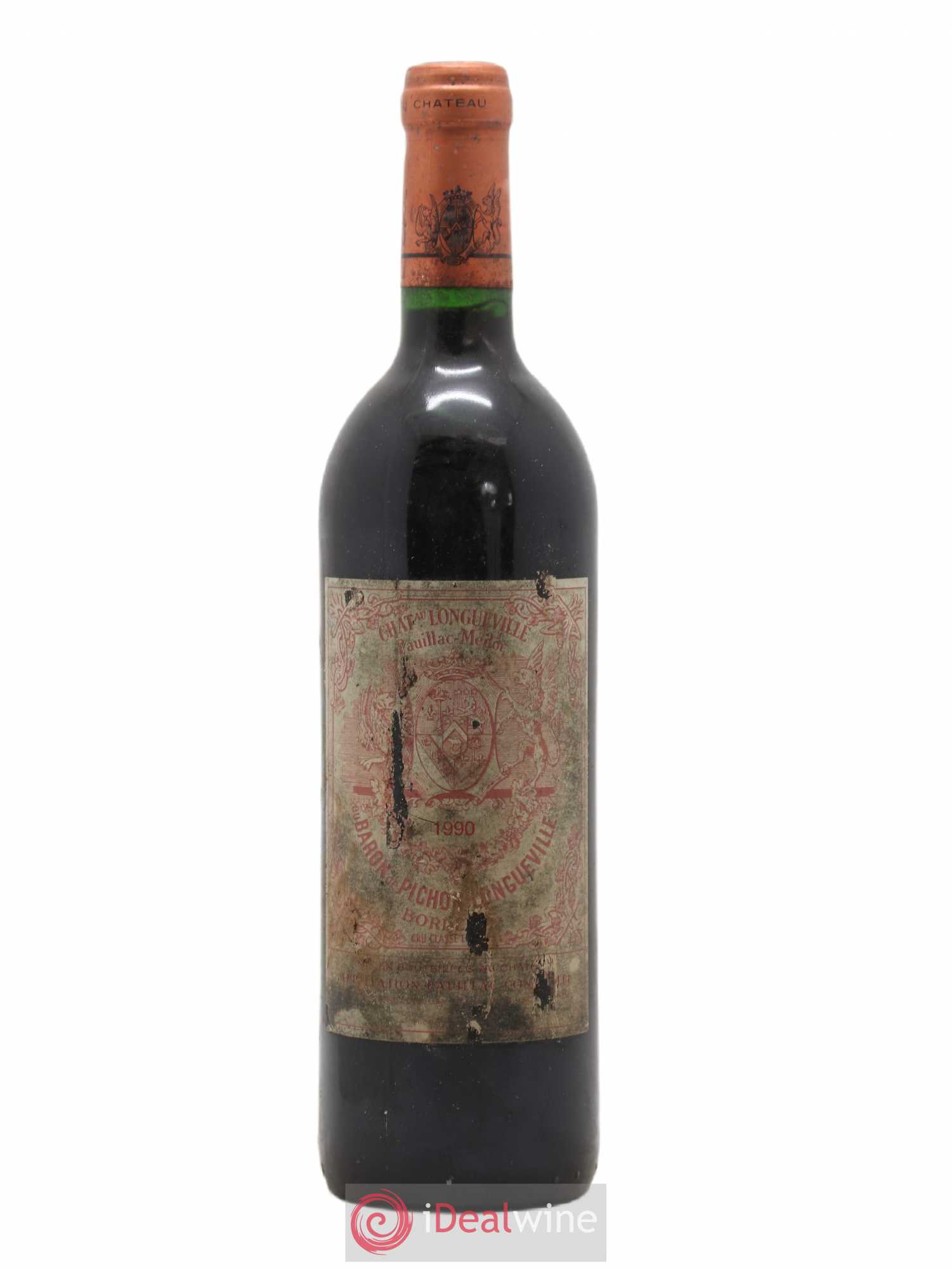 Pichon Longueville Baron 2ème Grand Cru Classé 1990 - Lot de 1 bouteille - 0