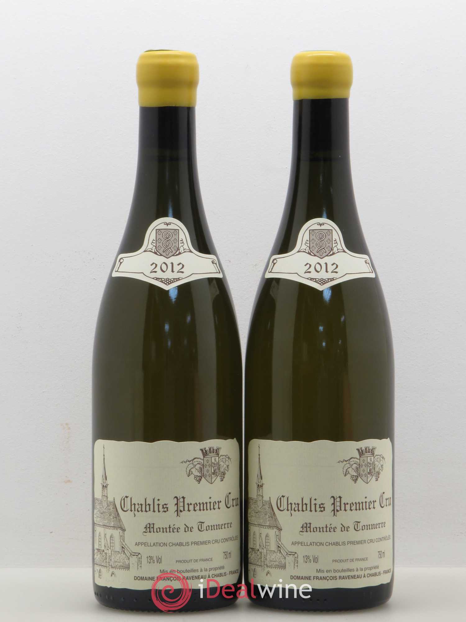 Chablis 1er Cru Montée de Tonnerre Raveneau (Domaine) 2012 - Lot de 2 bouteilles - 0