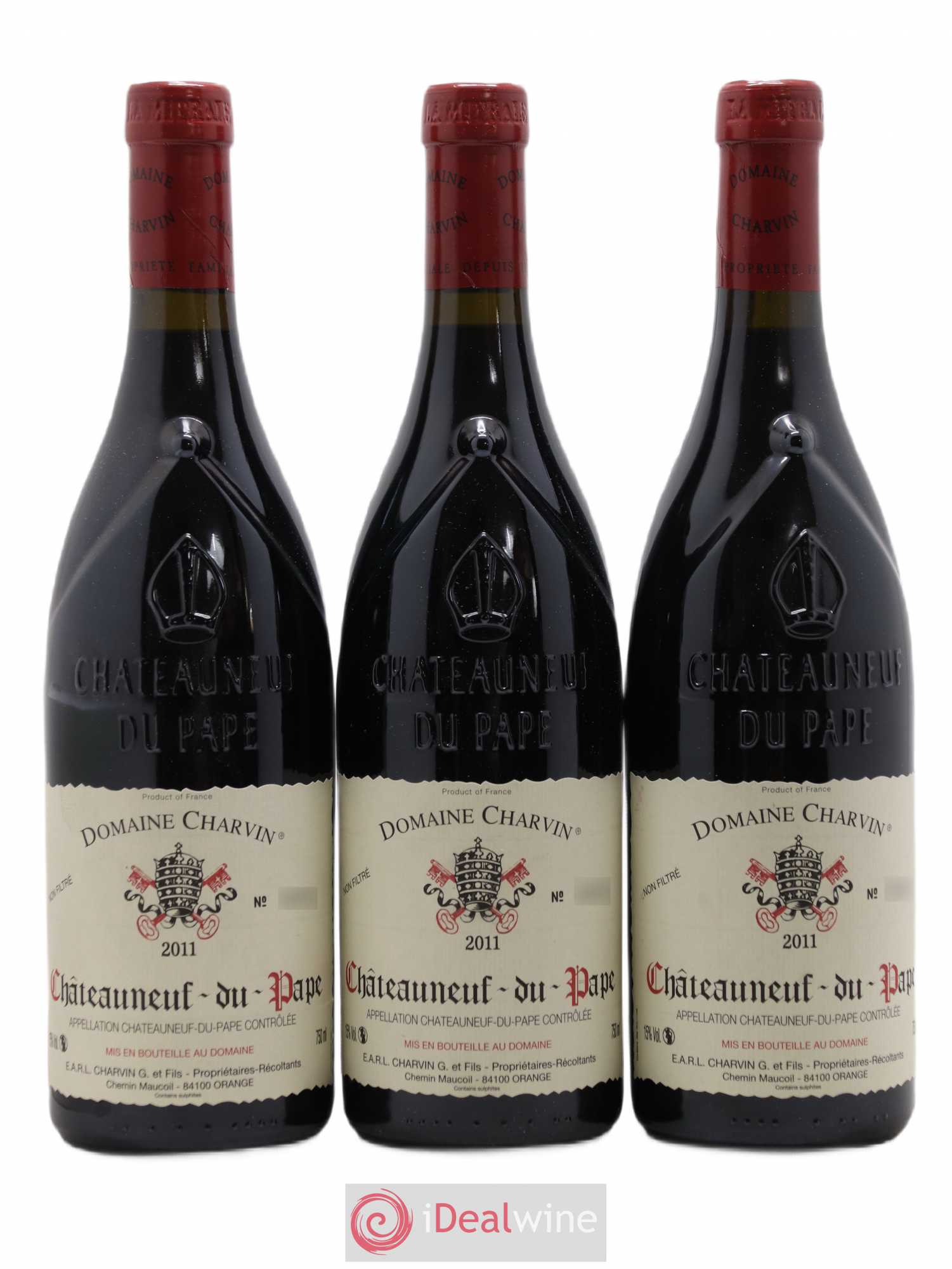 Châteauneuf-du-Pape Charvin (Domaine) 2011 - Lot de 3 bouteilles - 0