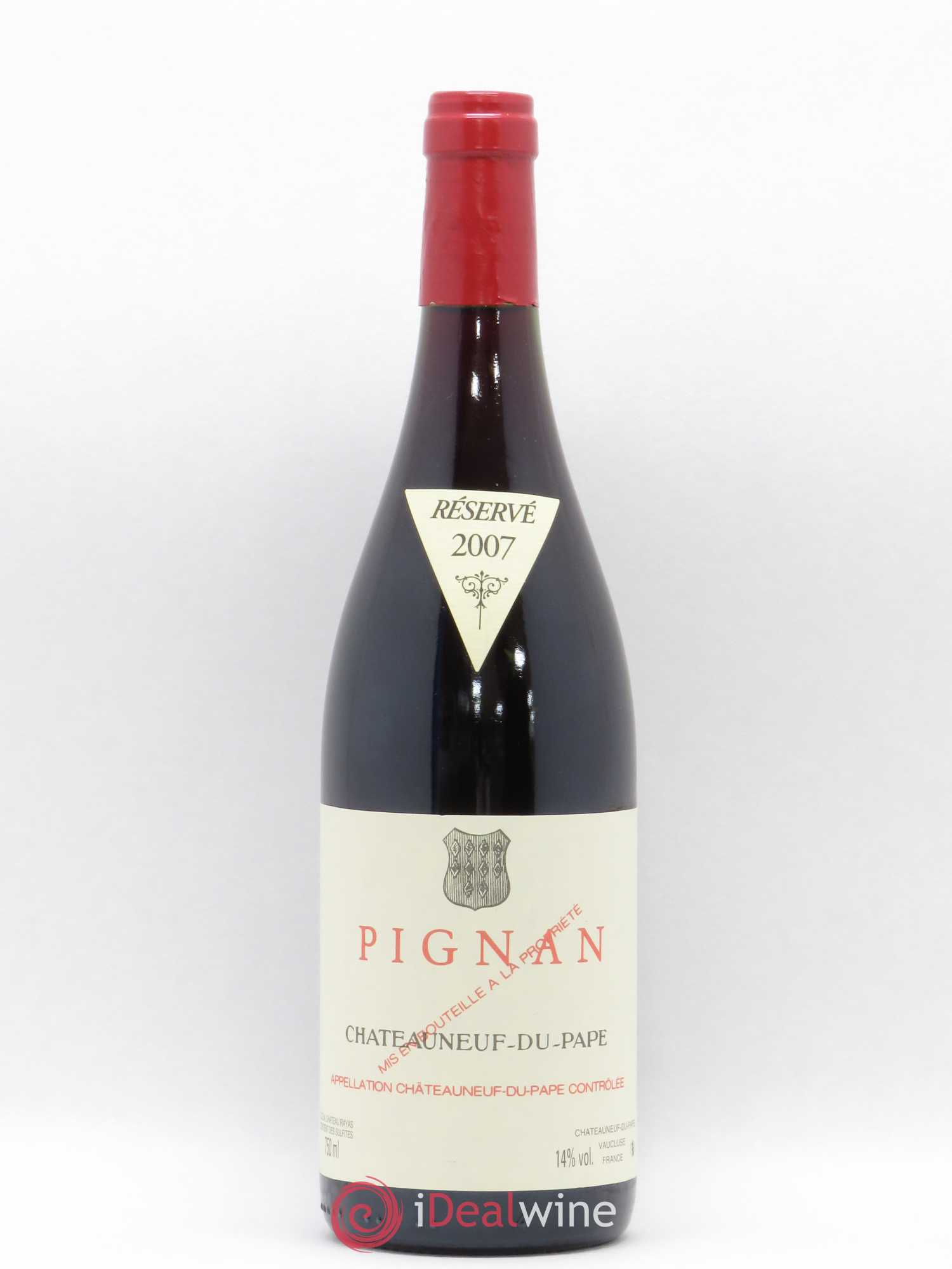 Châteauneuf-du-Pape Pignan Emmanuel Reynaud 2007 - Lot de 1 bouteille - 0