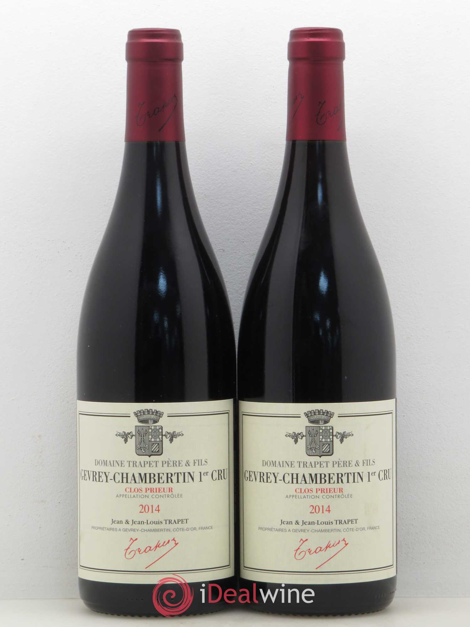 Gevrey-Chambertin 1er Cru Clos Prieur Domaine Trapet 2014 - Lot de 2 bouteilles - 0