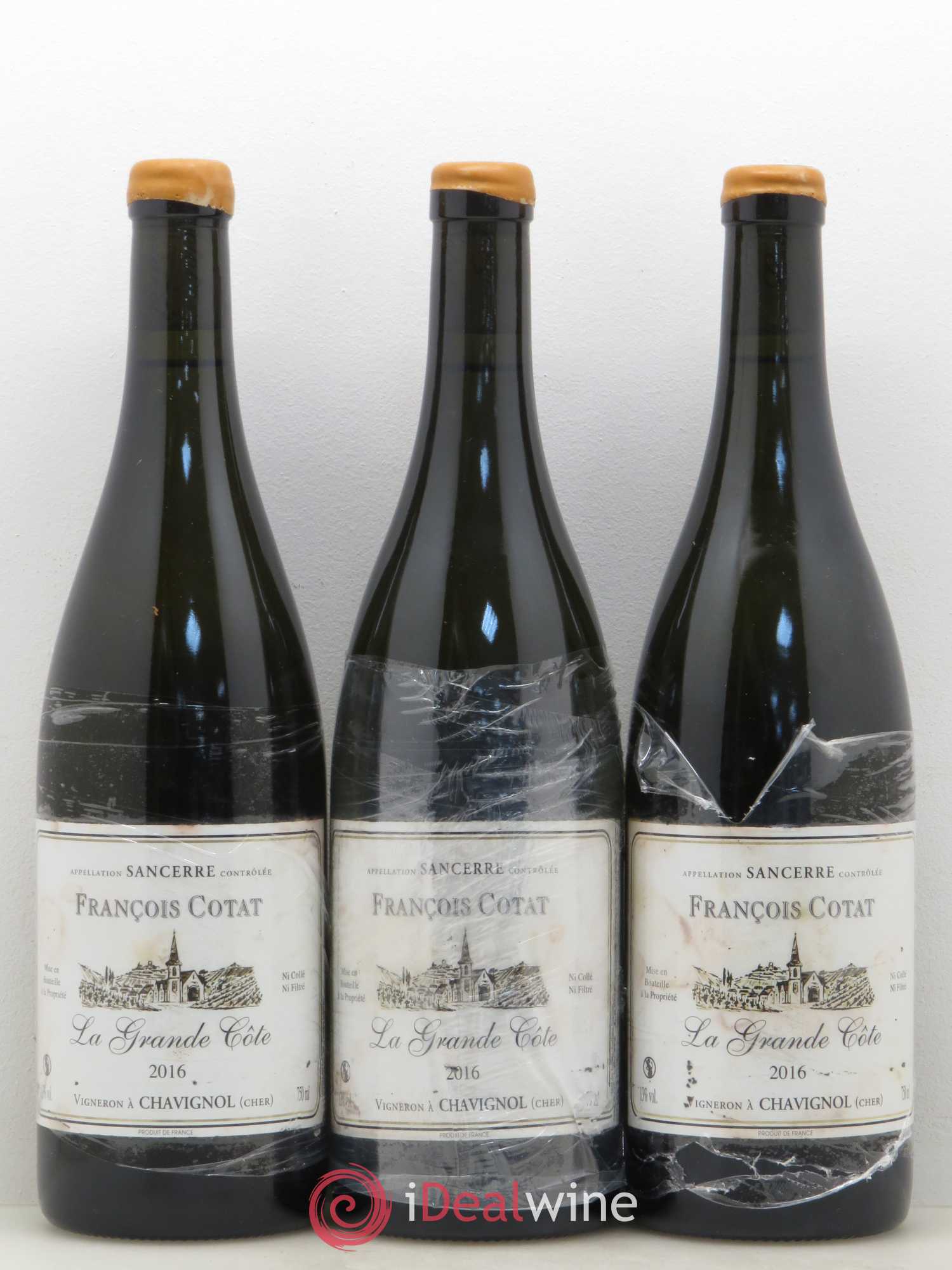 Sancerre La Grande Côte François Cotat 2016 - Lot de 3 bouteilles - 0