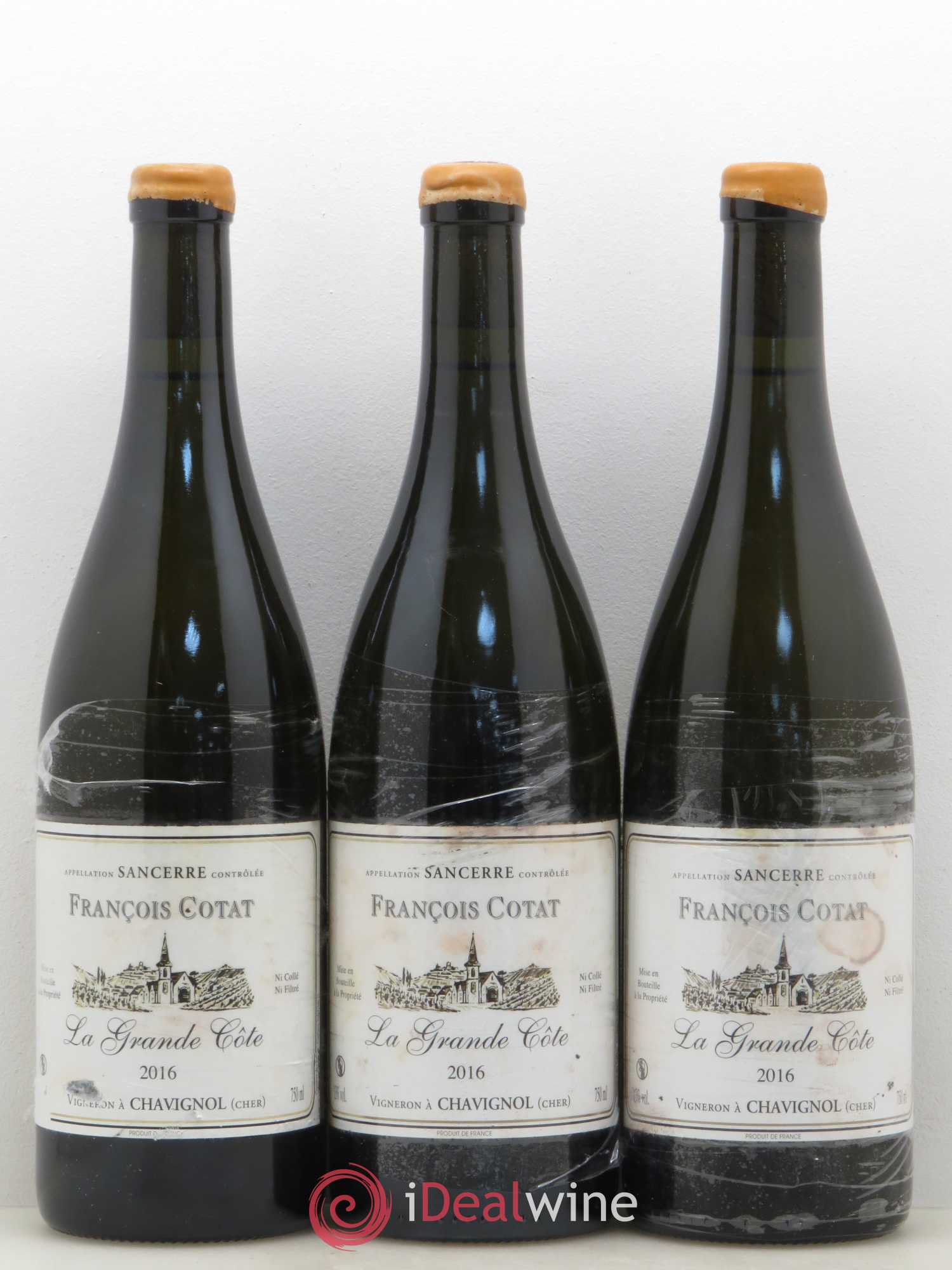 Sancerre La Grande Côte François Cotat 2016 - Lot de 3 bouteilles - 0