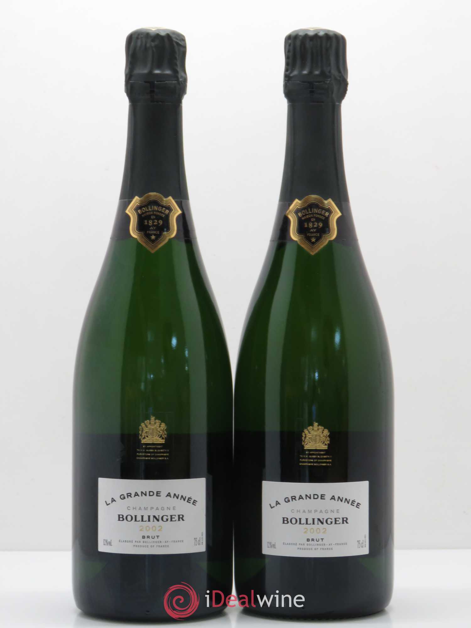 La Grande Année Brut Bollinger 2002 - Lot de 2 bouteilles - 0