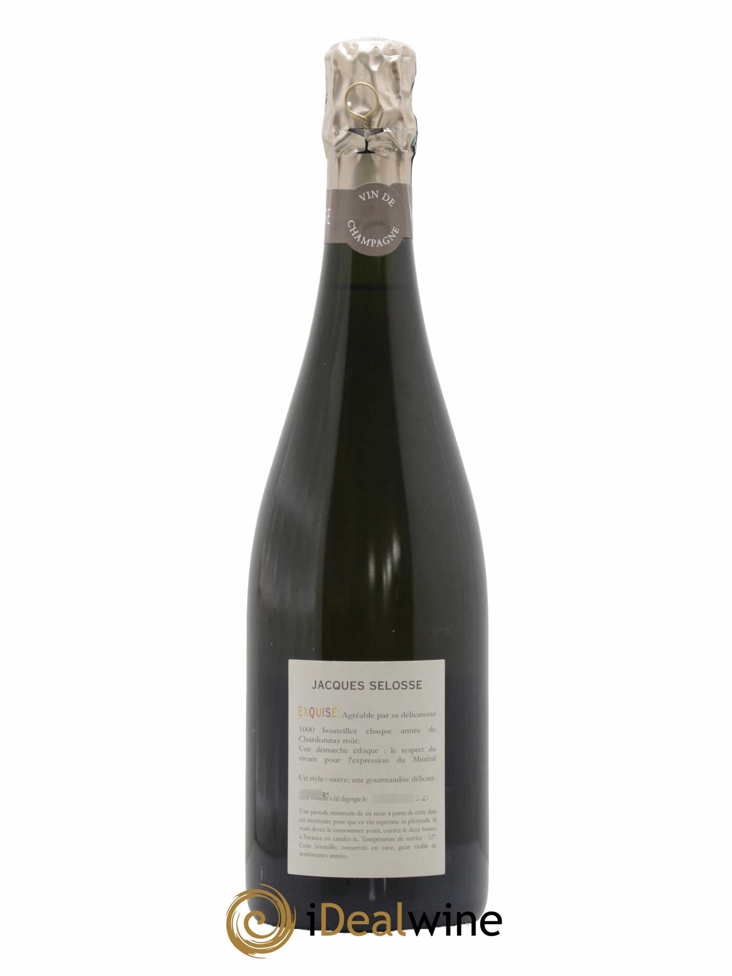 Exquise NV Jacques Selosse - Lot de 1 bouteille - 1