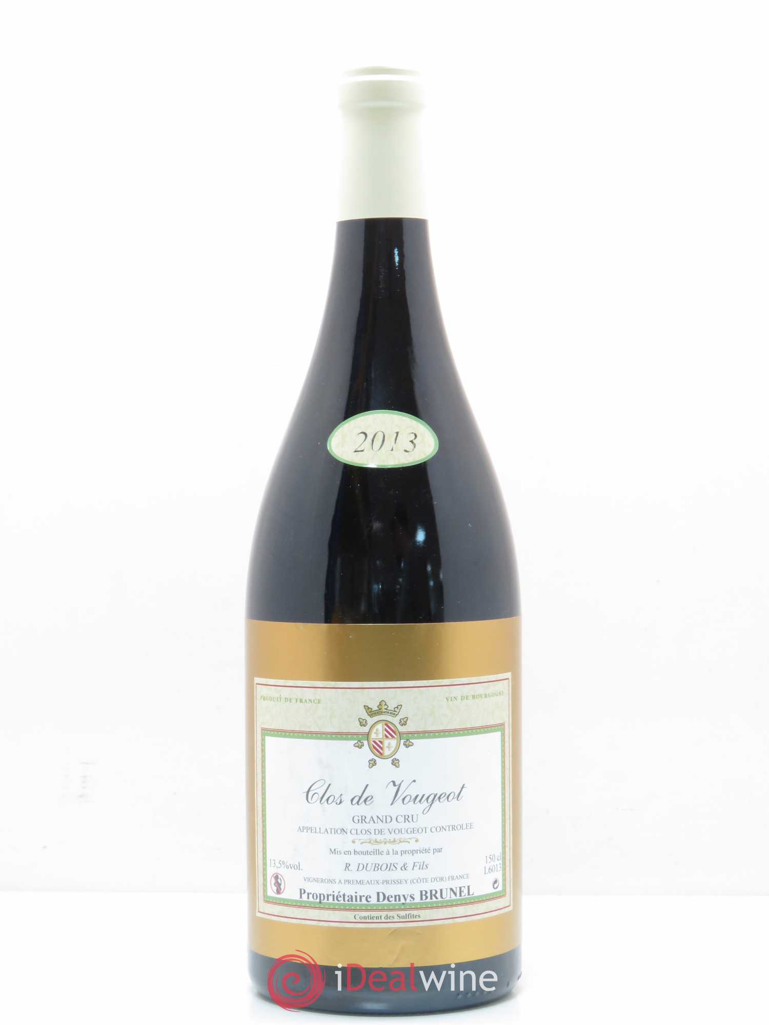 Clos de Vougeot Grand Cru Domaine Dubois 2013 - Lot de 1 magnum - 0