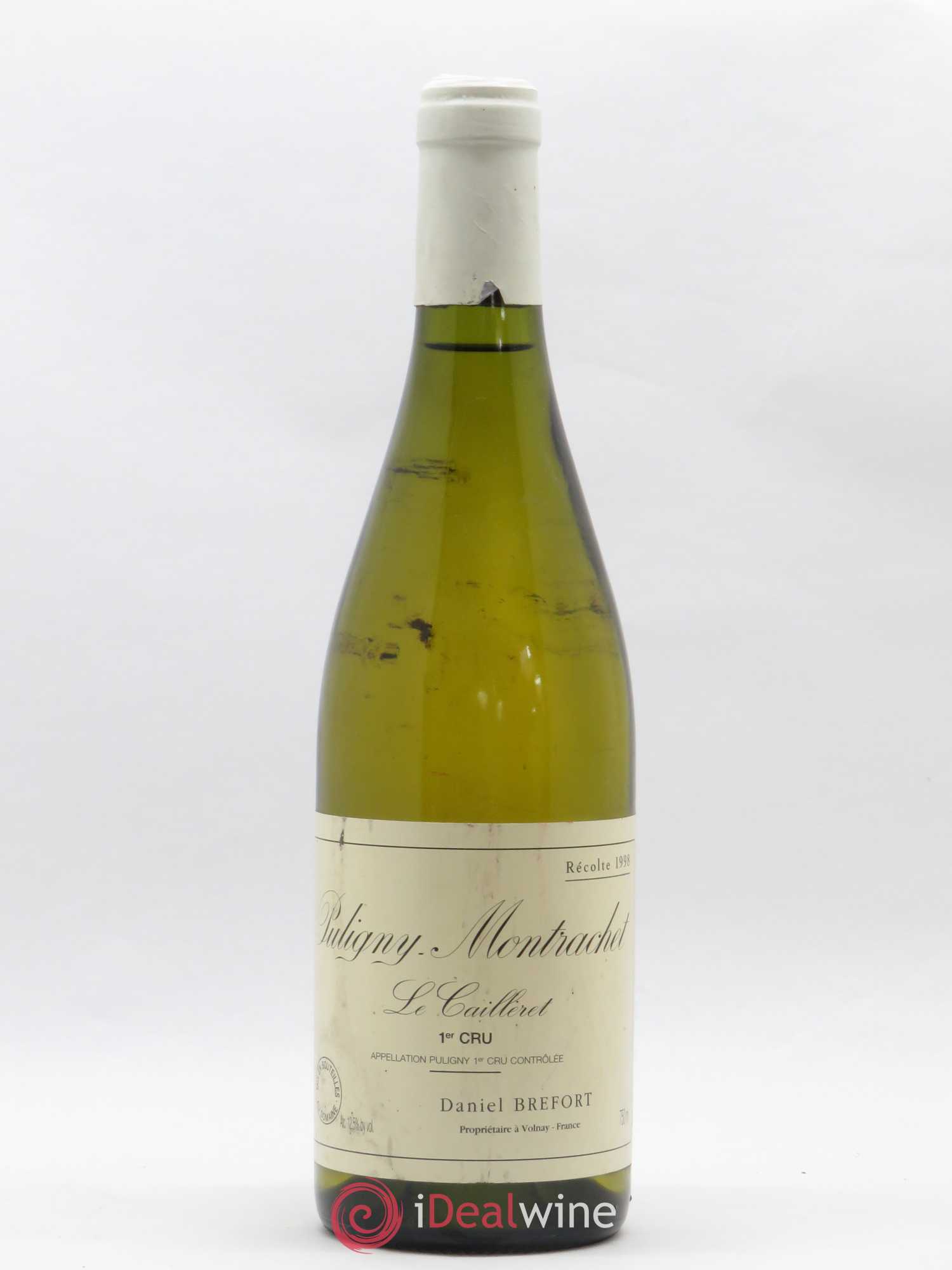 Puligny-Montrachet 1er Cru Le Cailleret Daniel Brefort 1998 - Posten von 1 Flasche - 0