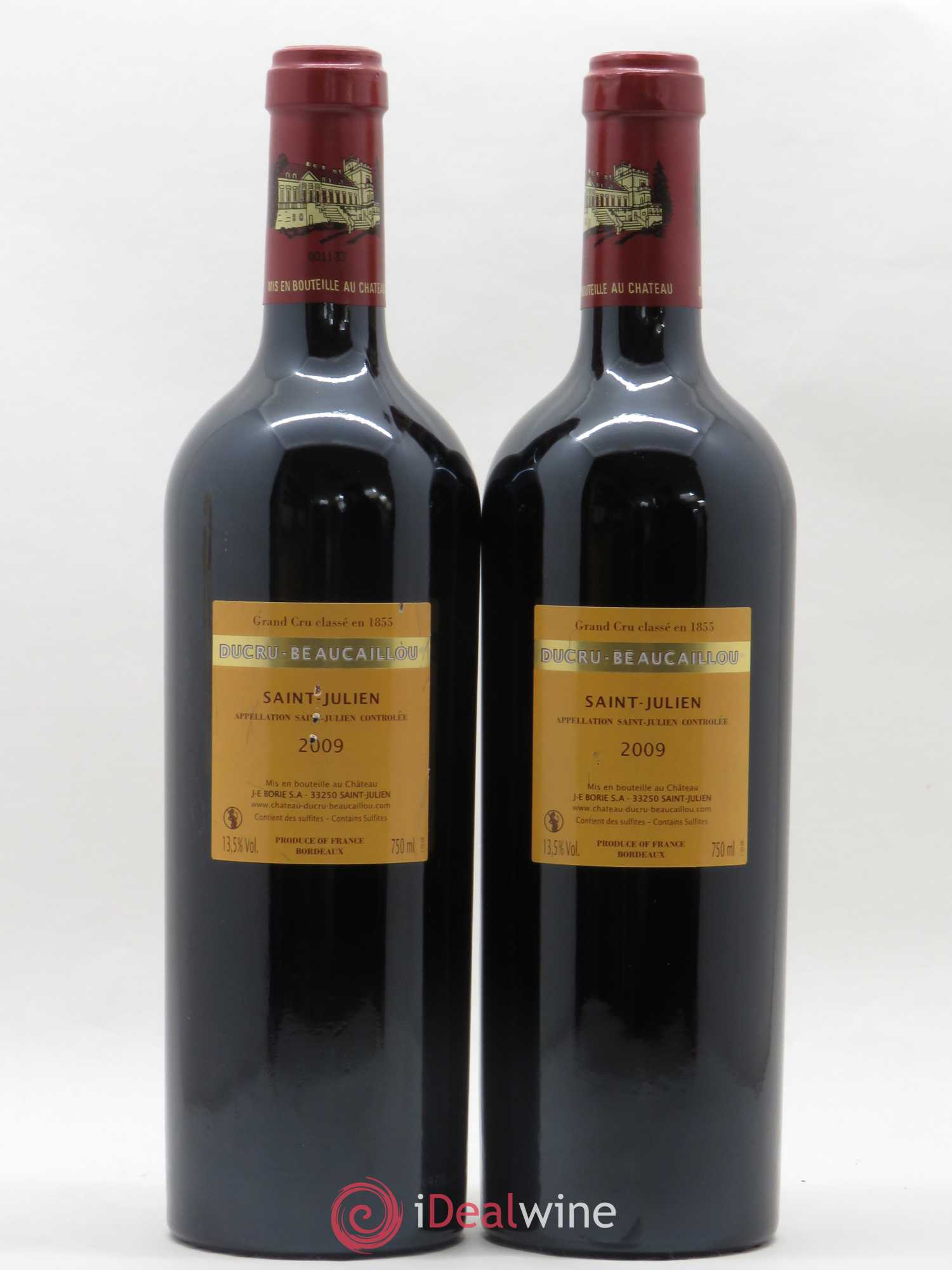 Château Ducru Beaucaillou 2ème Grand Cru Classé 2009 - Lot de 2 bouteilles - 1