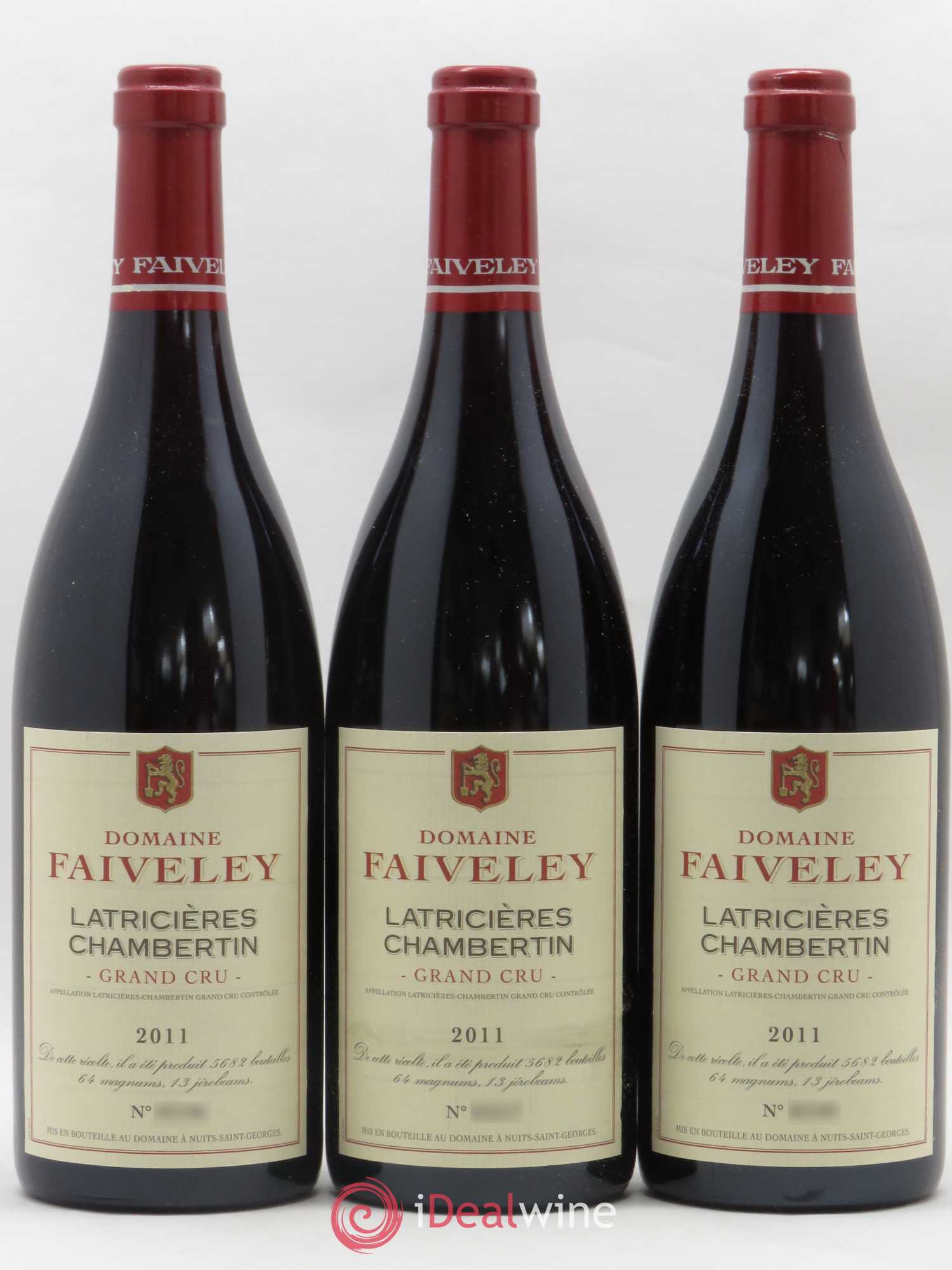 Latricières-Chambertin Grand Cru Faiveley 2011 - Lot de 6 bouteilles - 1
