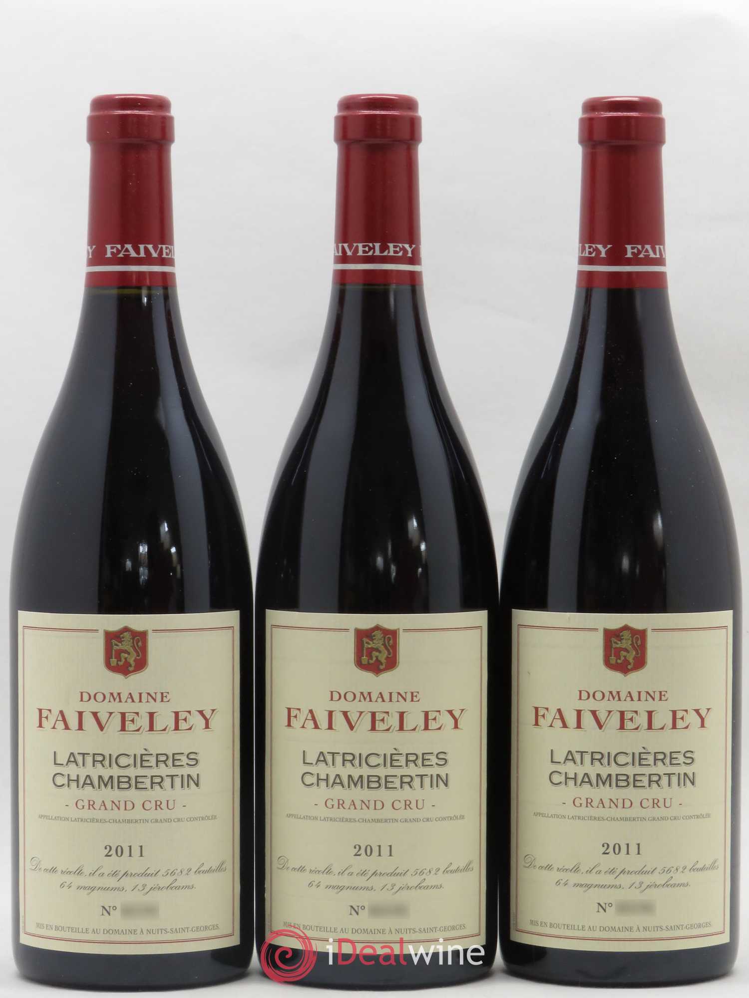 Latricières-Chambertin Grand Cru Faiveley 2011 - Lot de 6 bouteilles - 1
