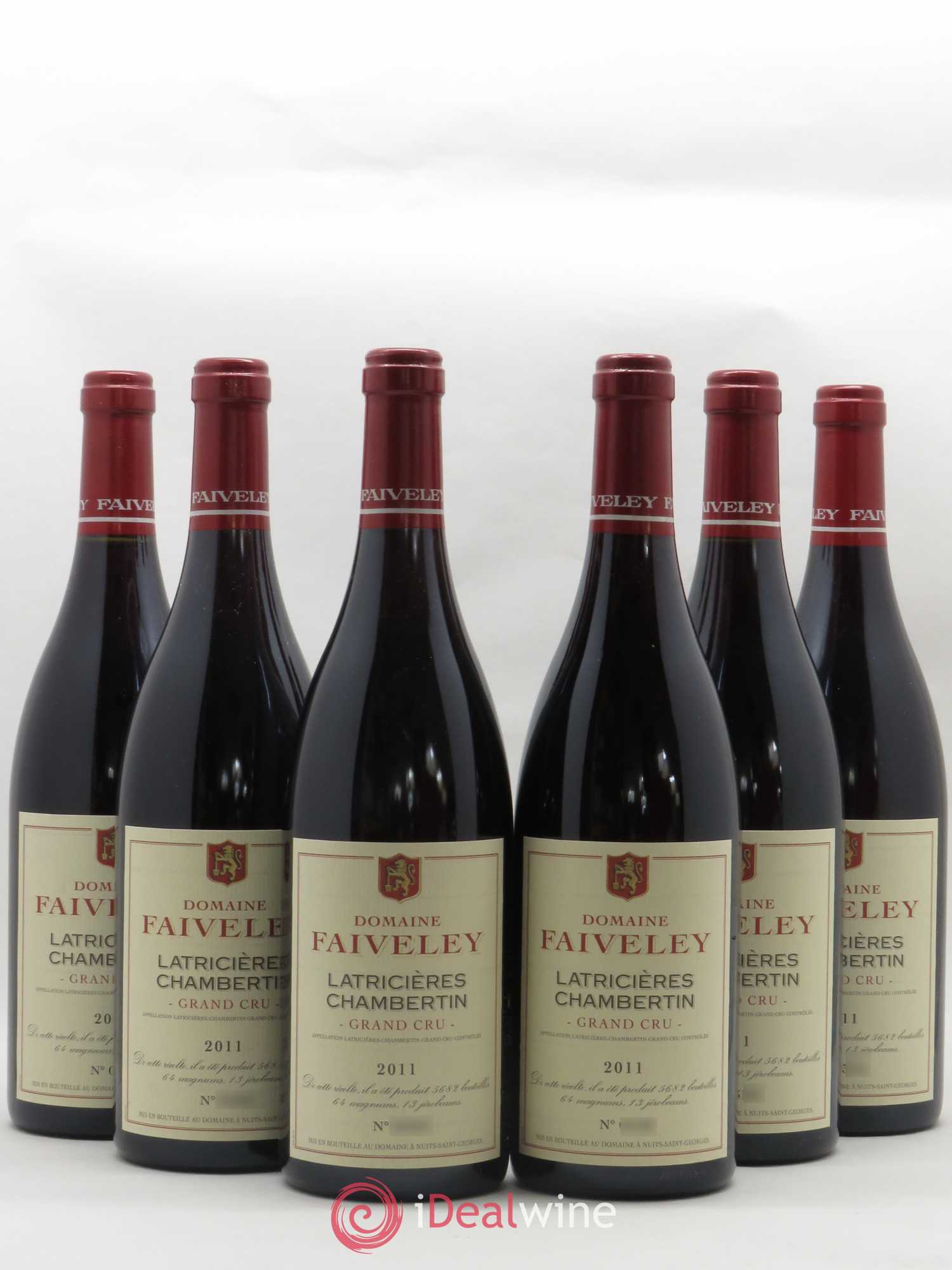 Latricières-Chambertin Grand Cru Faiveley 2011 - Lot de 6 bouteilles - 0