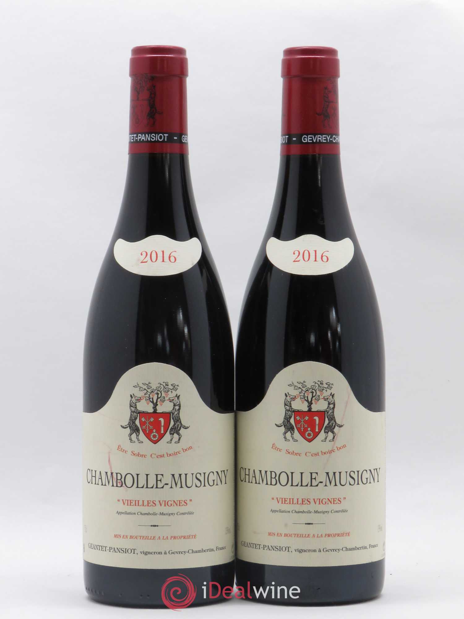 Chambolle-Musigny Vieilles vignes Geantet-Pansiot 2016 - Lot de 2 bouteilles - 0