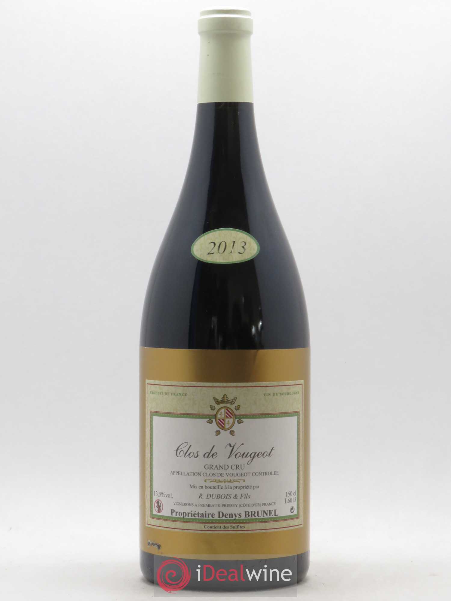 Clos de Vougeot Grand Cru Dubois et Fils 2013 - Posten von 1 Magnum - 0