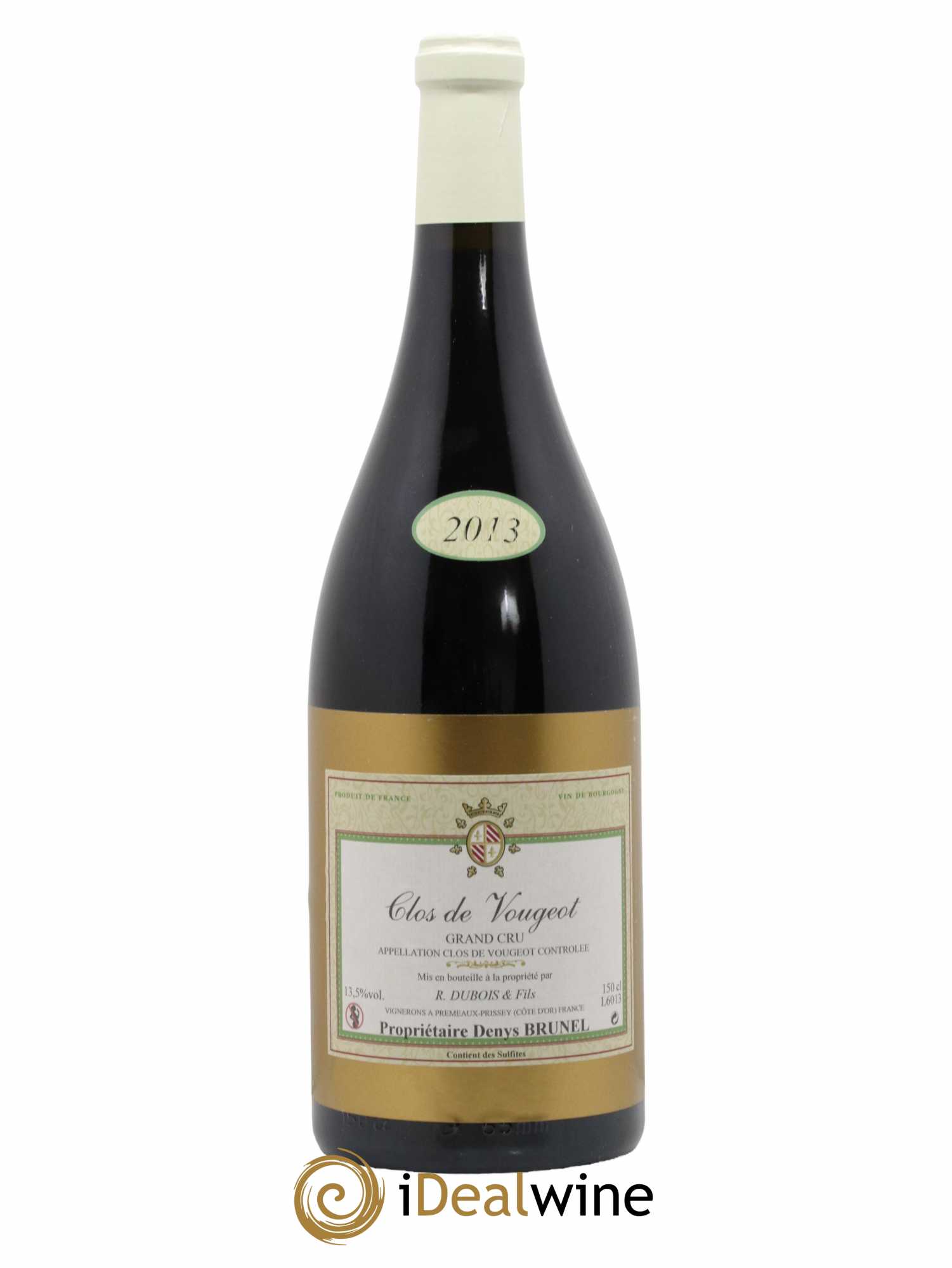 Clos de Vougeot Grand Cru Domaine Dubois & Fils 2013 - Lot de 1 magnum - 0