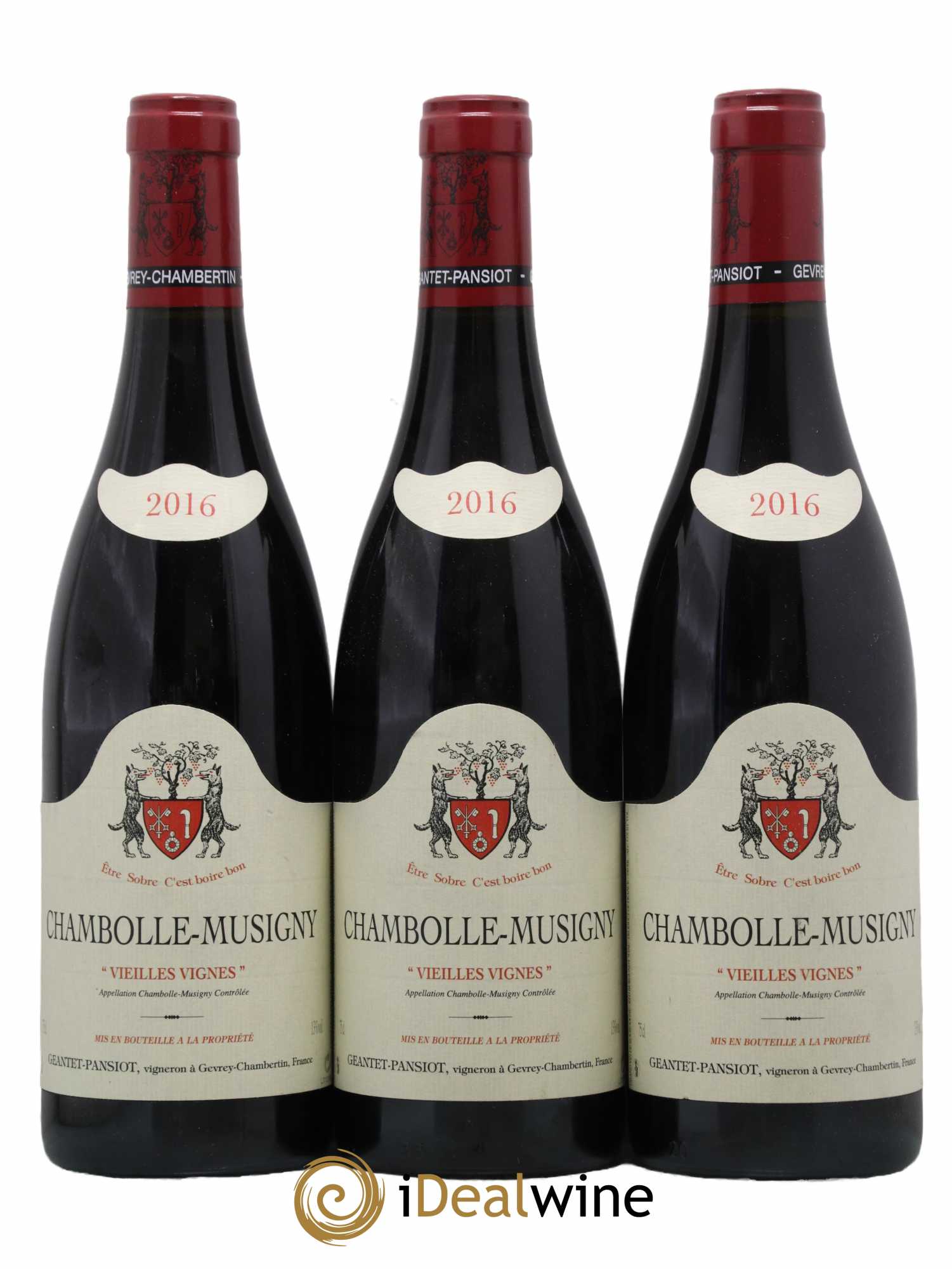 Chambolle-Musigny Vieilles vignes Geantet-Pansiot 2016 - Lot de 3 bouteilles - 0