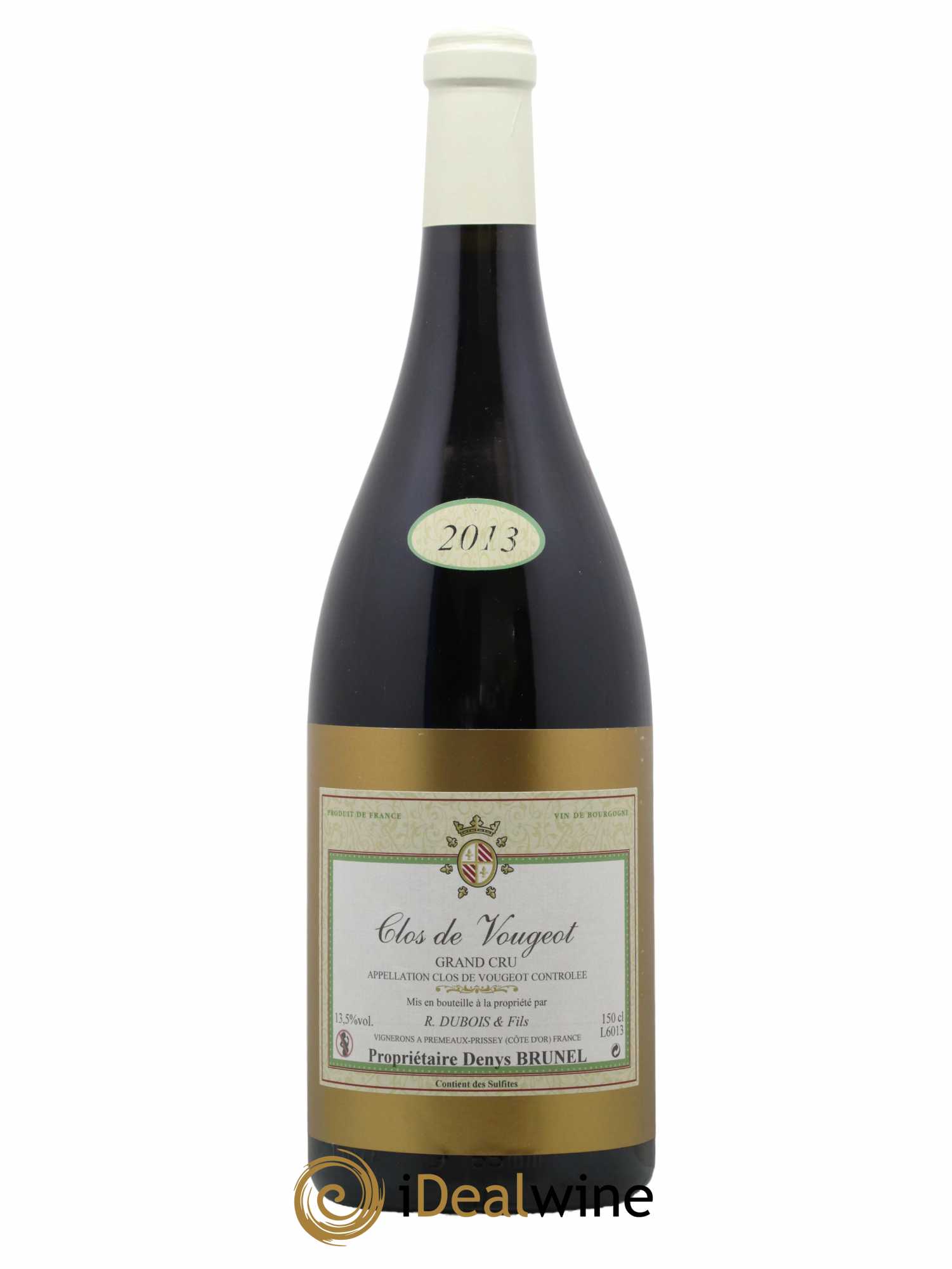 Clos de Vougeot Grand Cru Domaine Dubois et Fils 2013 - Lot de 1 magnum - 0