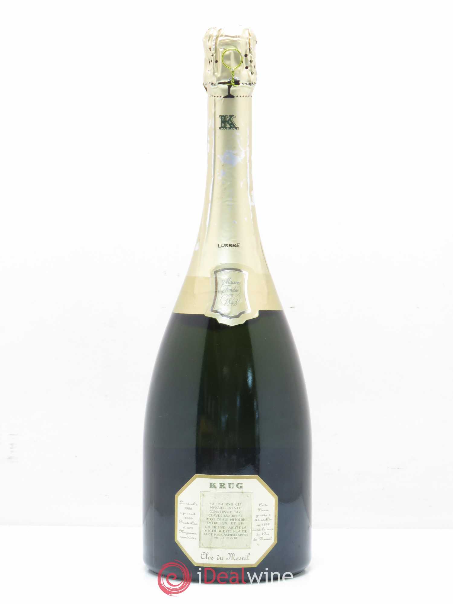 Clos du Mesnil Krug 1988 - Lot de 1 bouteille - 1