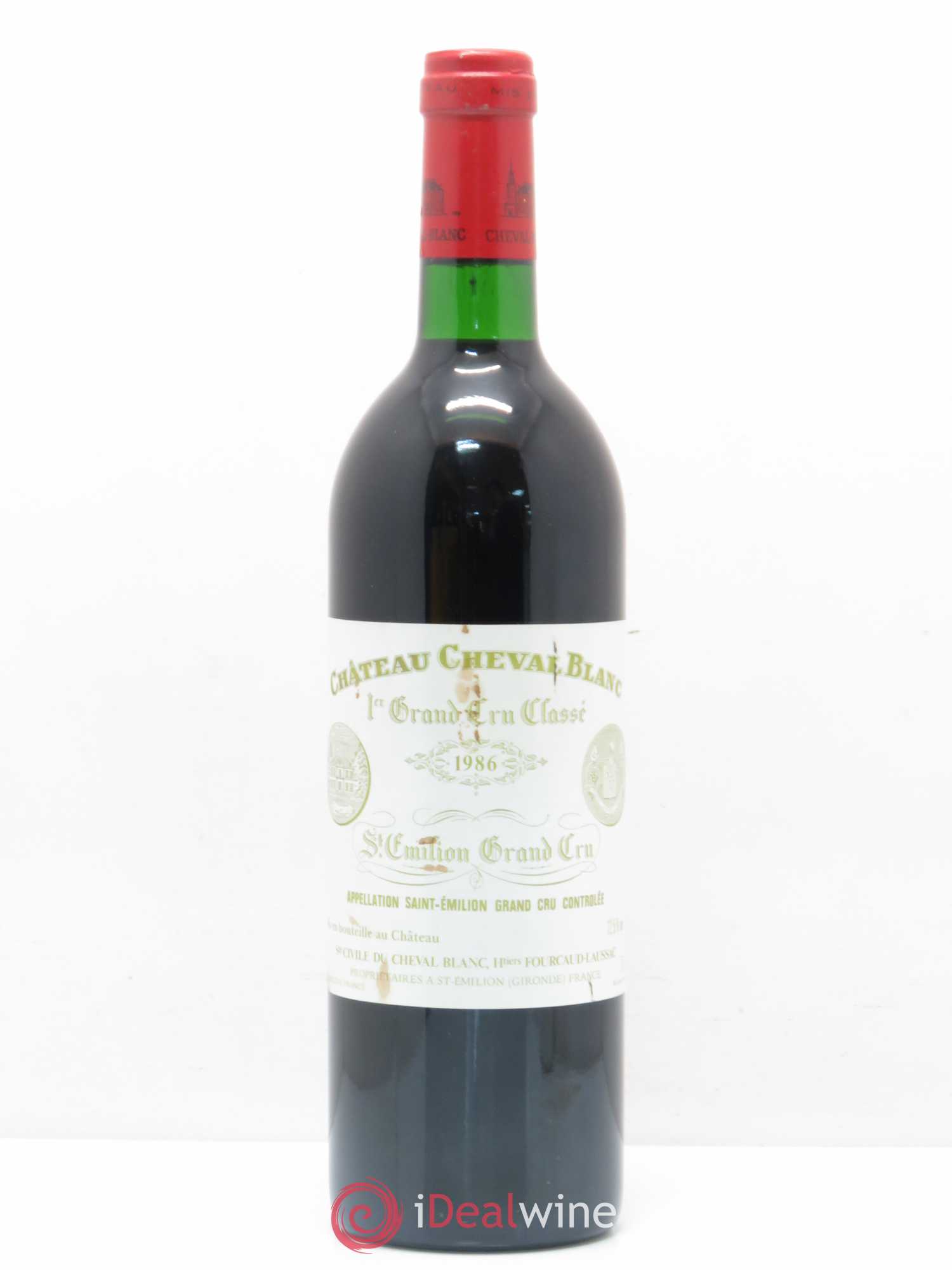 Château Cheval Blanc 1er Grand Cru Classé A 1986 - Lot de 1 bouteille - 0