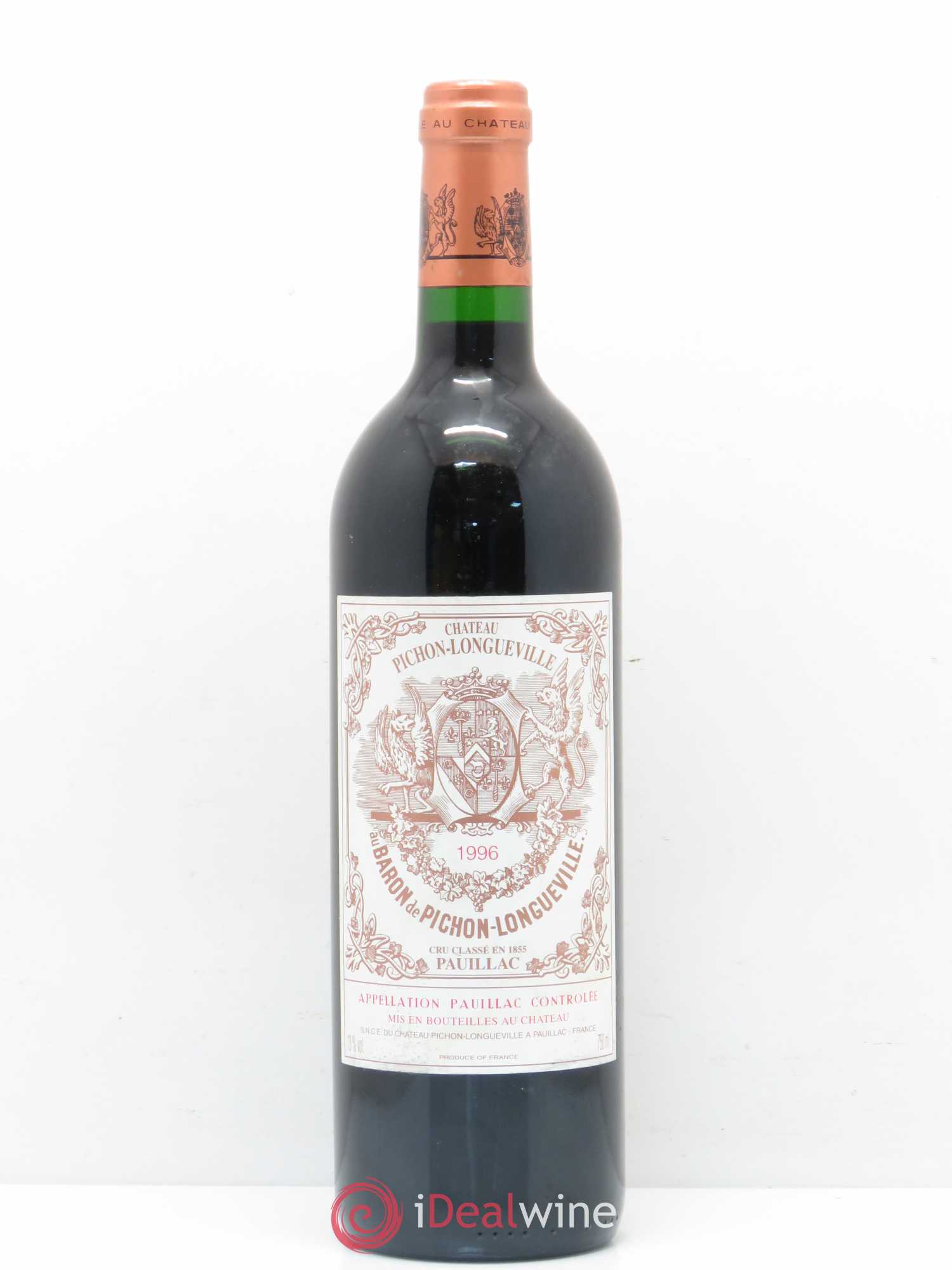 Pichon Longueville Baron 2ème Grand Cru Classé 1996 - Lot de 1 bouteille - 0