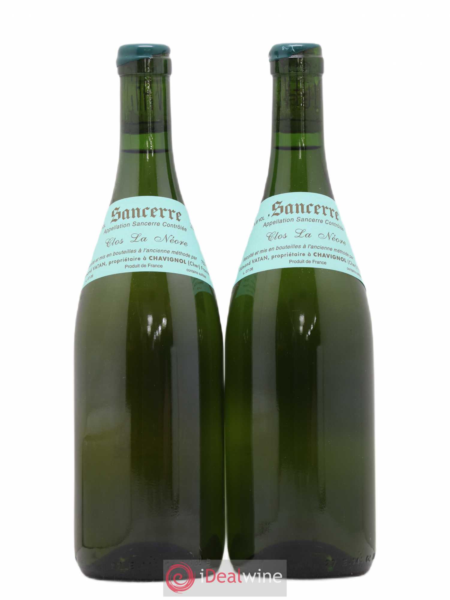 Sancerre Clos la Neore Edmond Vatan 2006 - Lot de 2 bouteilles - 0