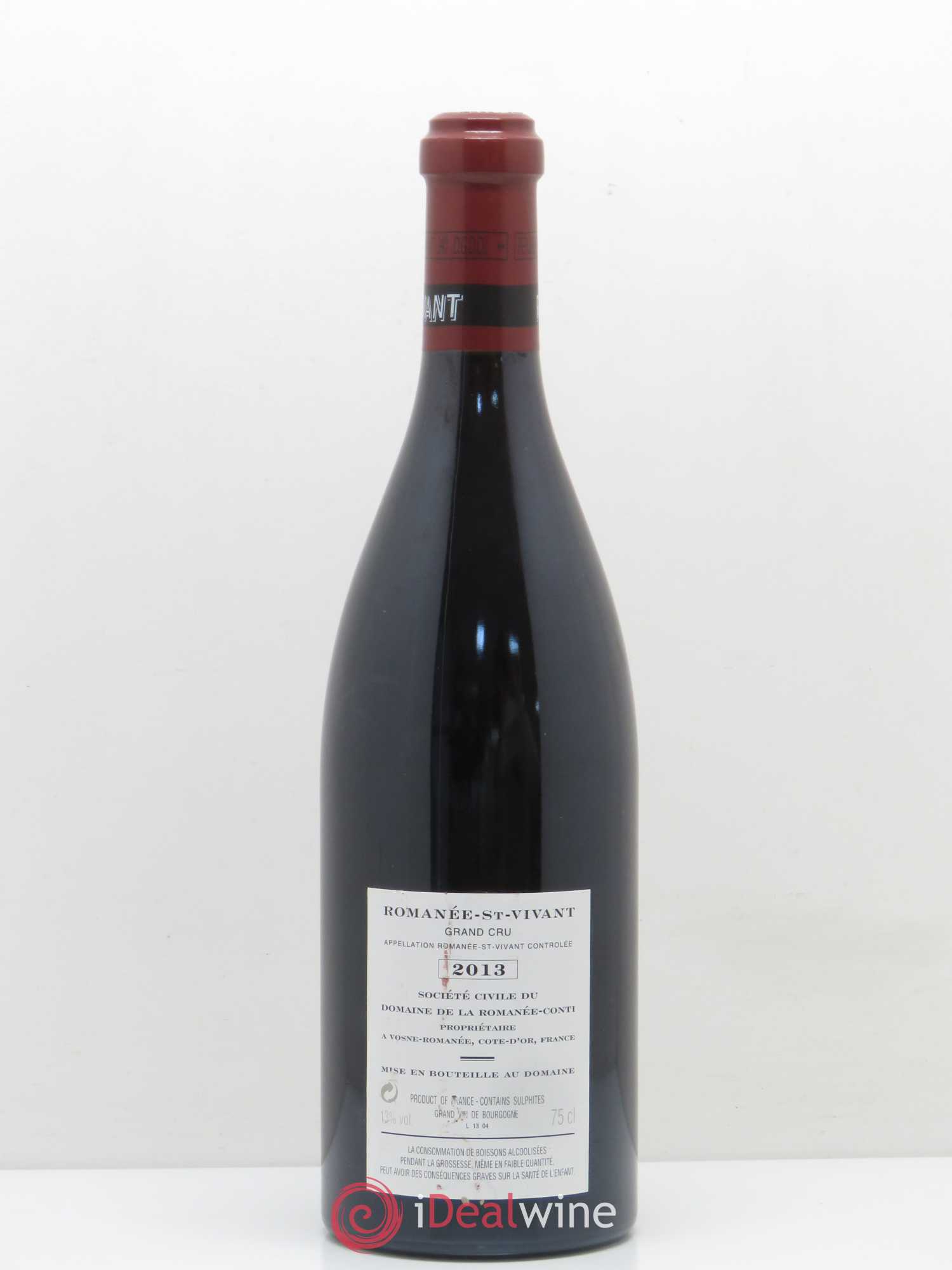 Romanée-Saint-Vivant Grand Cru Domaine de la Romanée-Conti 2013 - Lot de 1 bouteille - 1