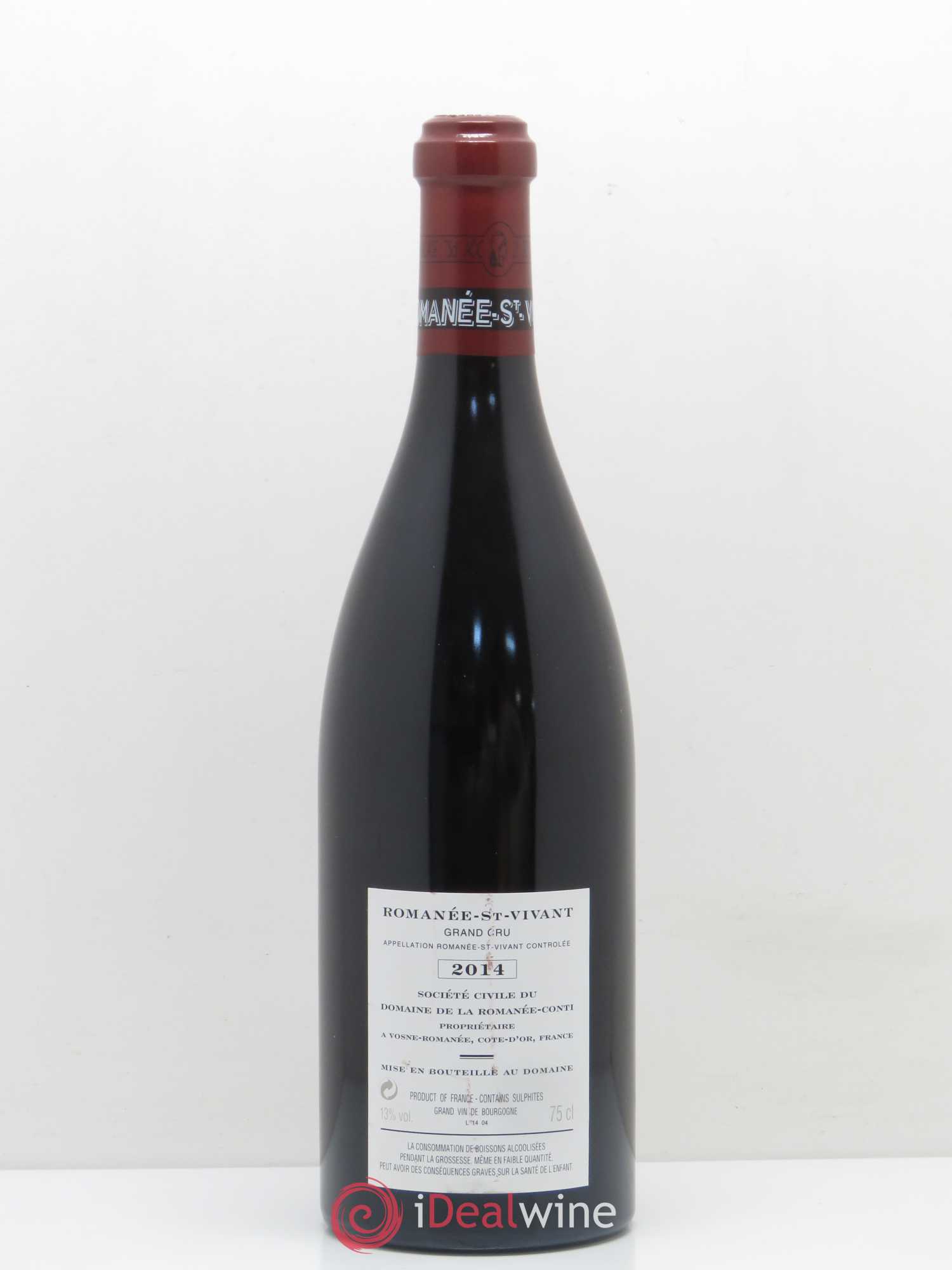 Romanée-Saint-Vivant Grand Cru Domaine de la Romanée-Conti 2014 - Lot de 1 bouteille - 1