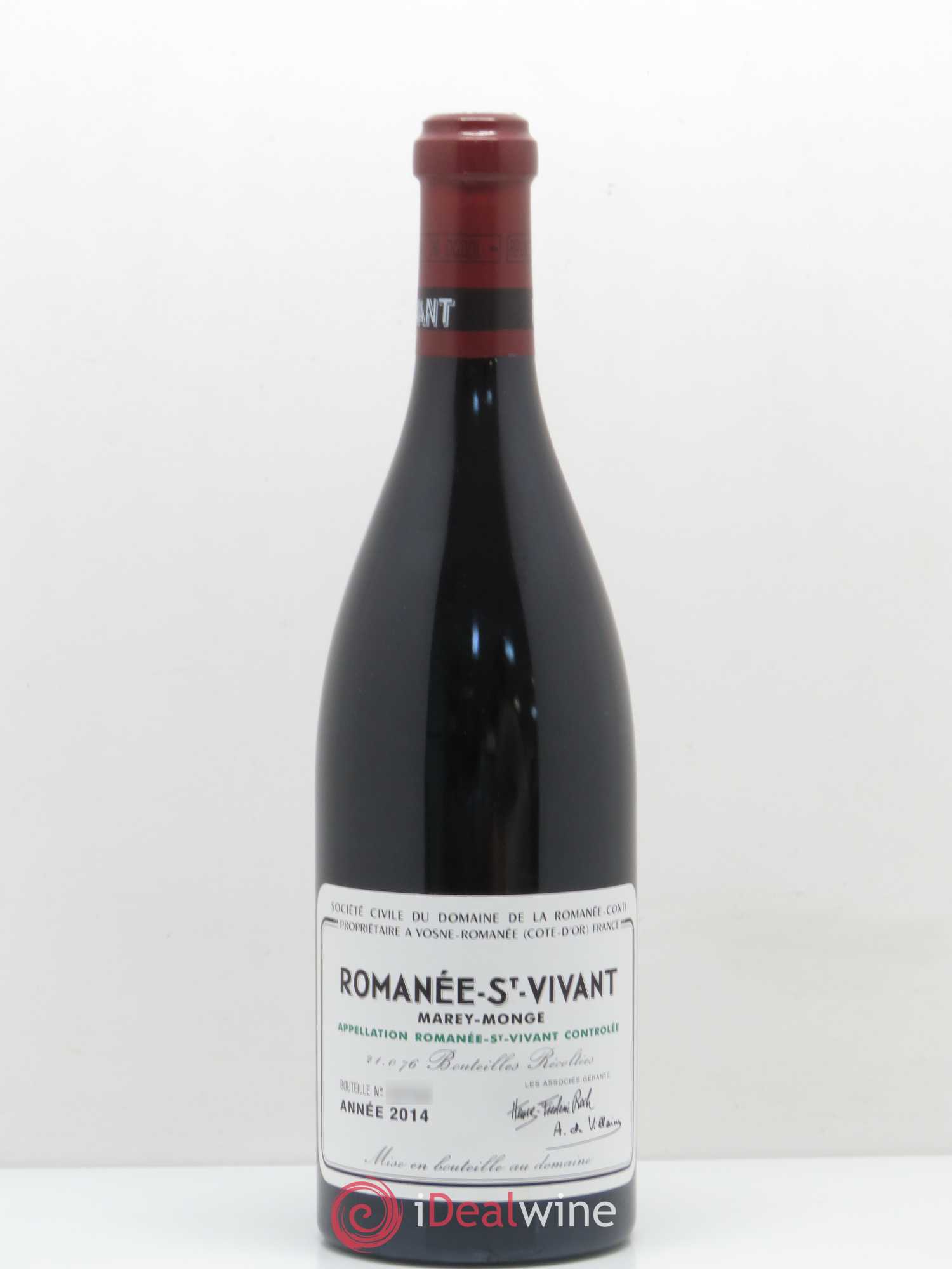 Romanée-Saint-Vivant Grand Cru Domaine de la Romanée-Conti 2014 - Lot de 1 bouteille - 0