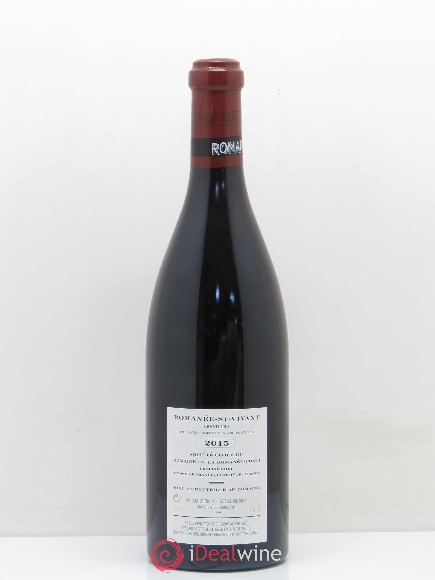 Romanée-Saint-Vivant Grand Cru Domaine de la Romanée-Conti 2015 - Lot de 1 bouteille - 1