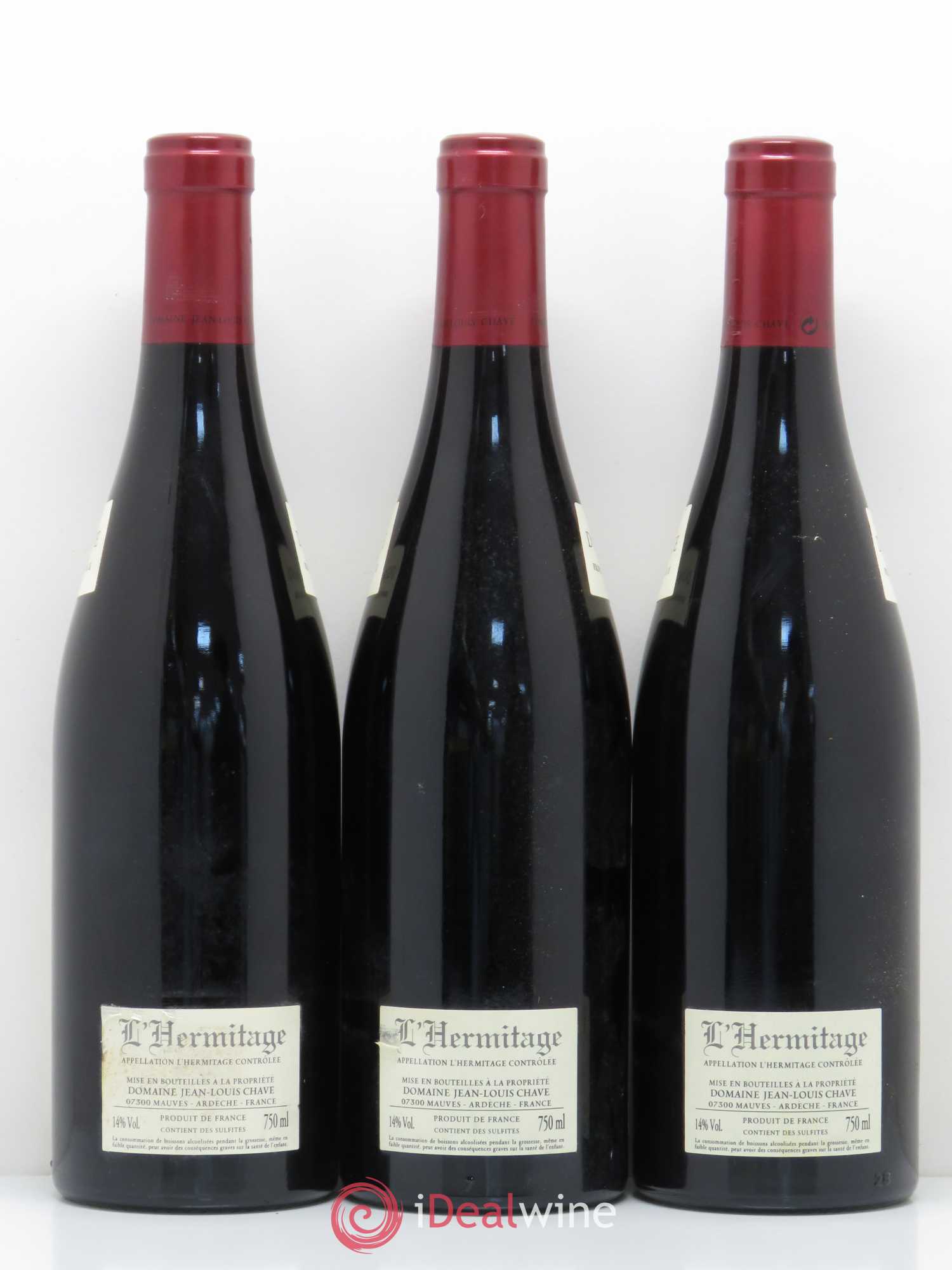Hermitage Jean-Louis Chave 2012 - Lot de 3 bouteilles - 1