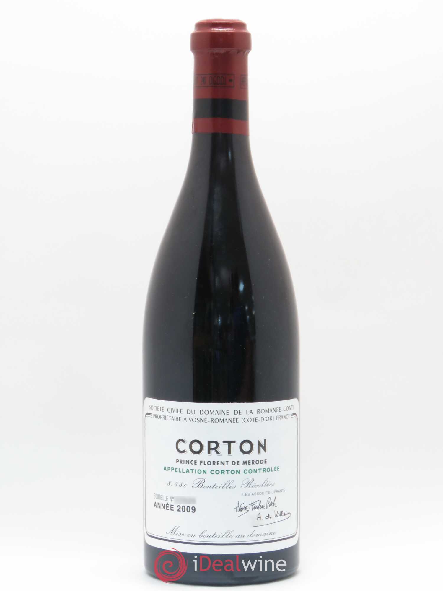 Corton Grand Cru Domaine de la Romanée-Conti 2009 - Lot de 1 bouteille - 0