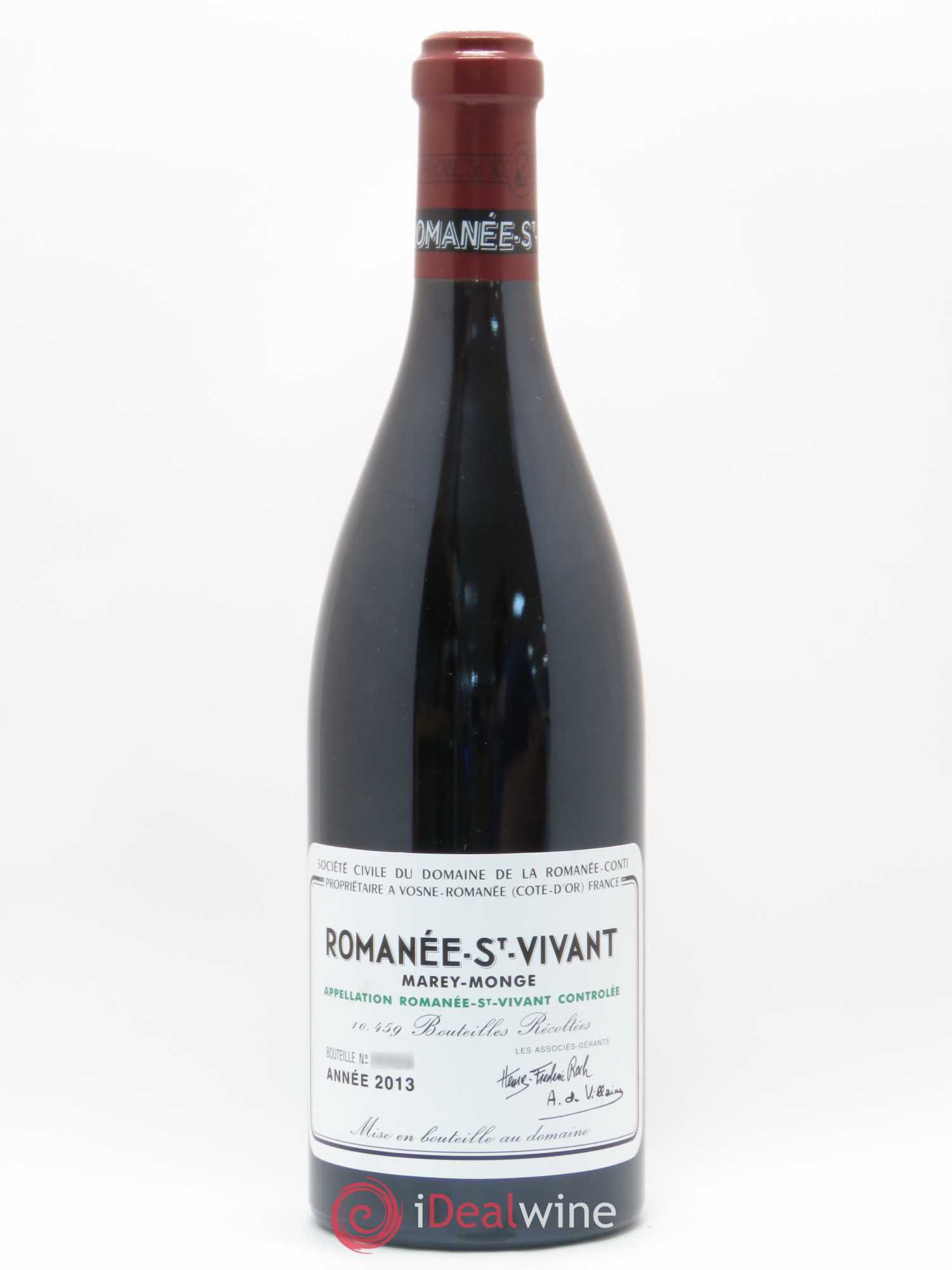Romanée-Saint-Vivant Grand Cru Domaine de la Romanée-Conti 2013 - Lot de 1 bouteille - 0