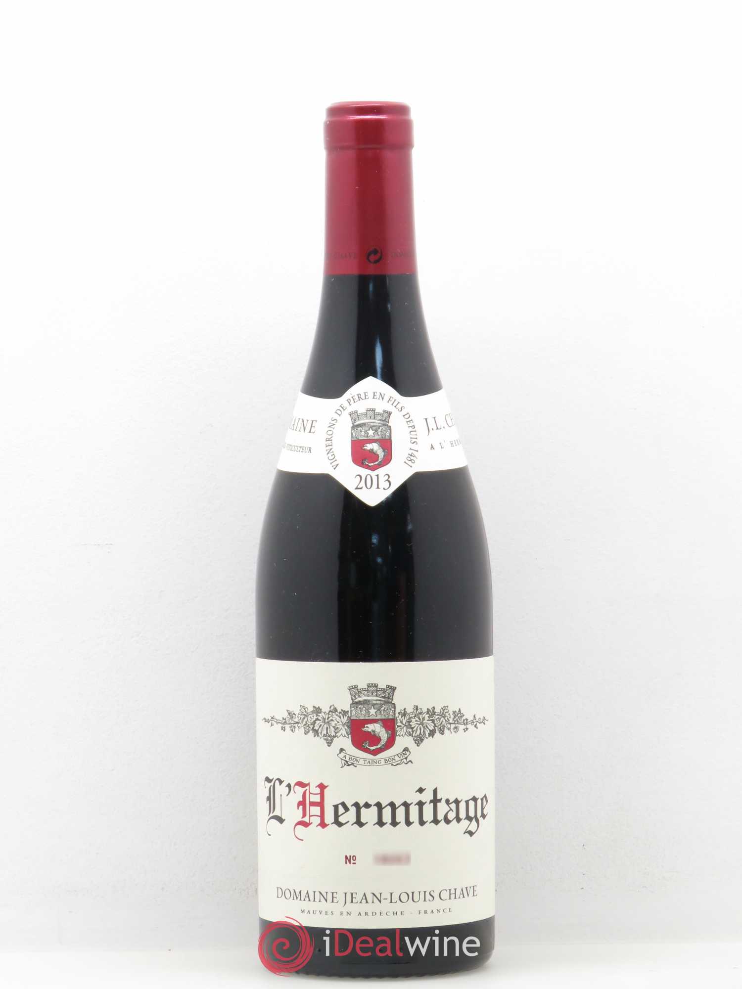 Hermitage Jean-Louis Chave 2013 - Lot de 1 bouteille - 0