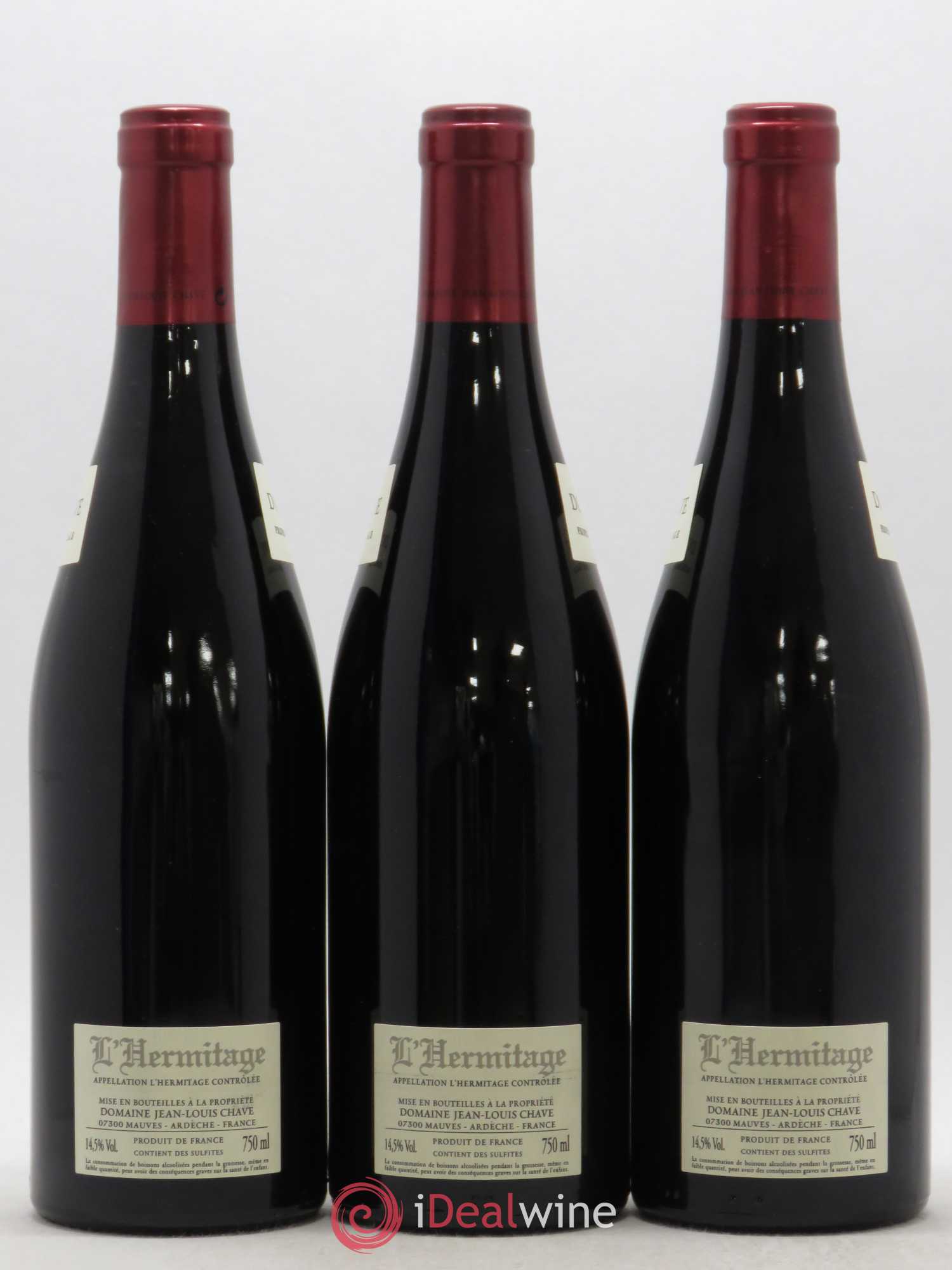 Hermitage Jean-Louis Chave 2015 - Lot de 3 bouteilles - 1