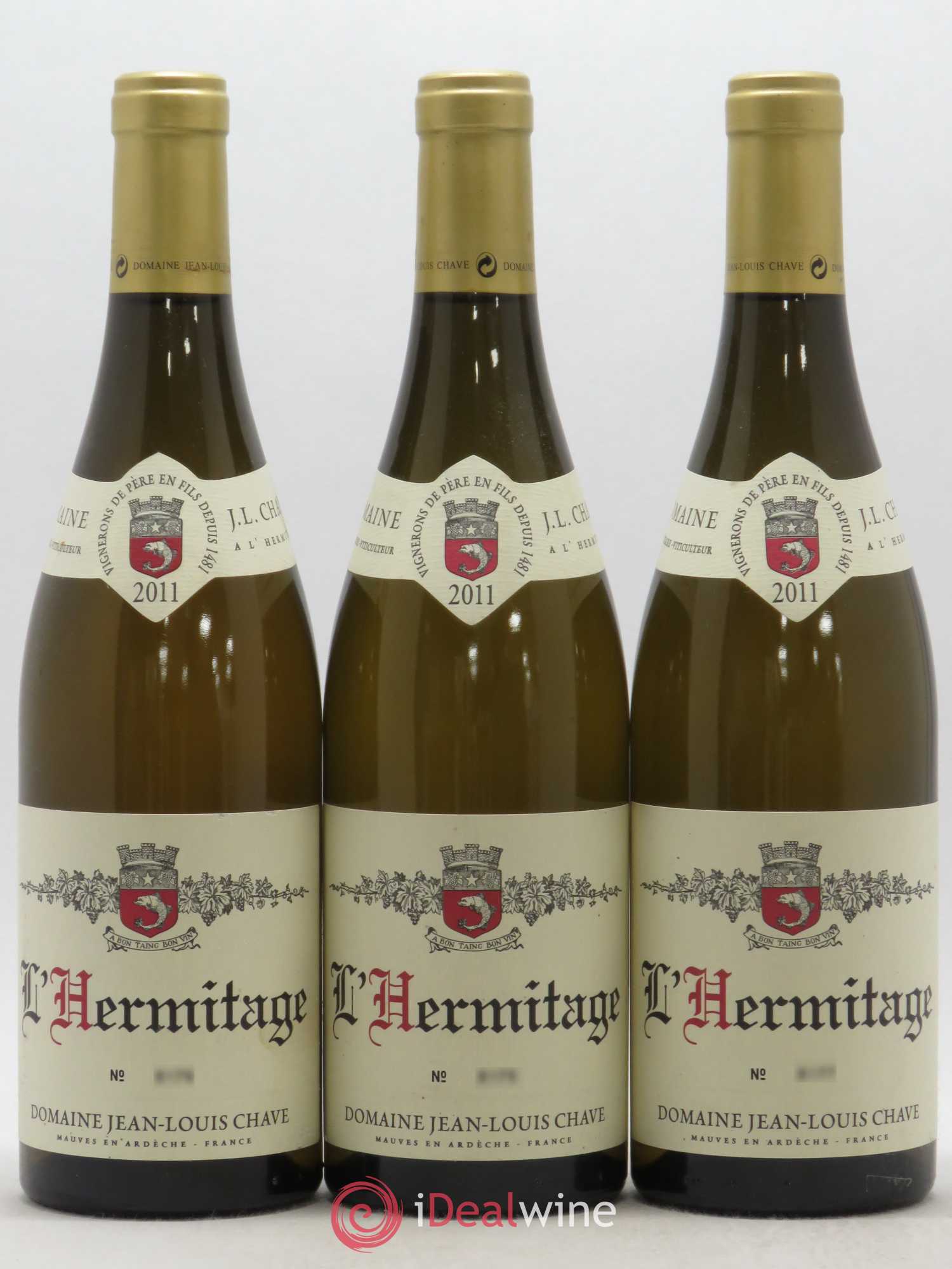 Hermitage Jean-Louis Chave 2011 - Lot de 3 bouteilles - 0