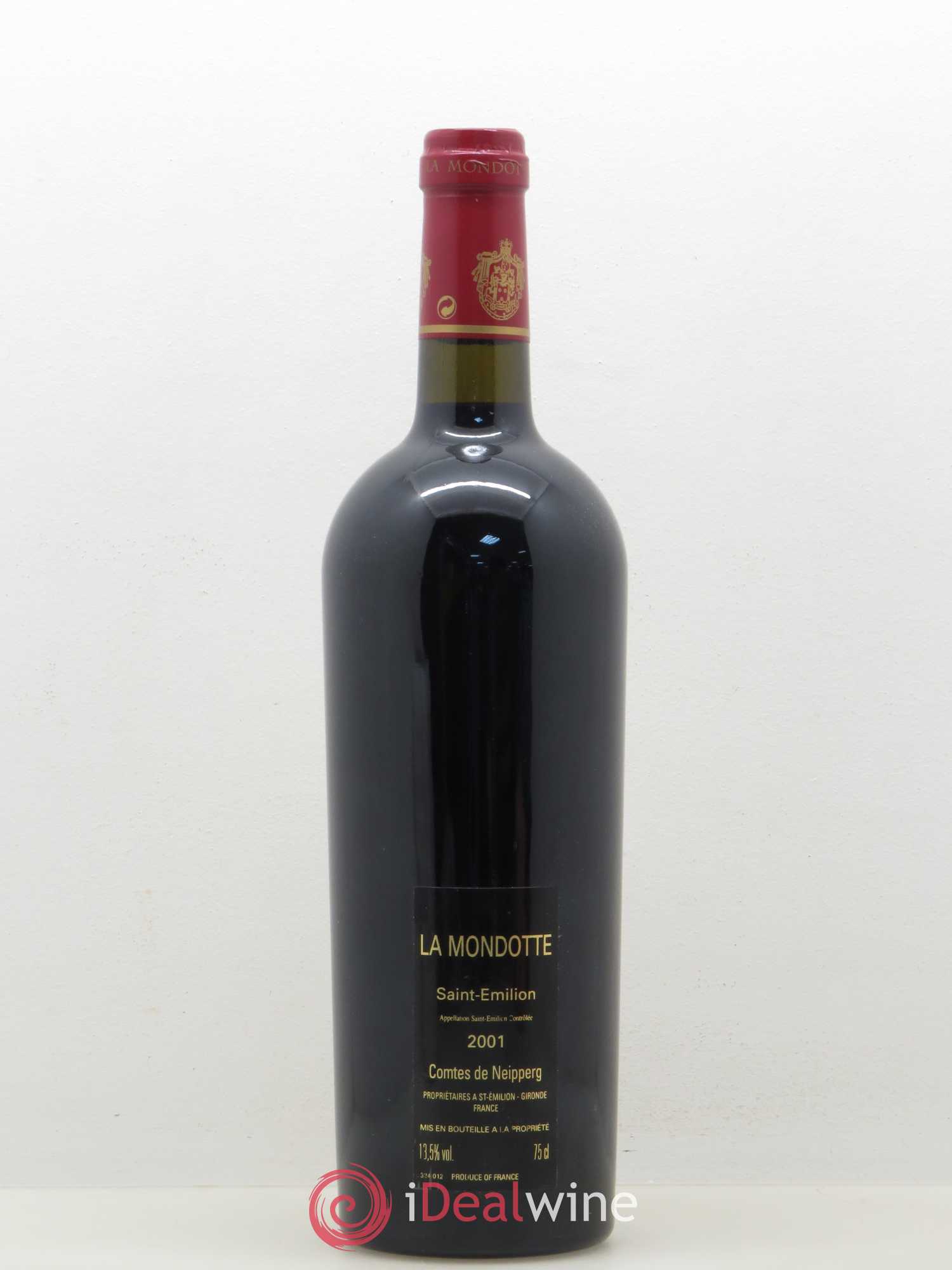 La Mondotte 1er Grand Cru Classé B depuis 2012 (sans prix de réserve) 2001 - Lot de 1 bouteille - 1