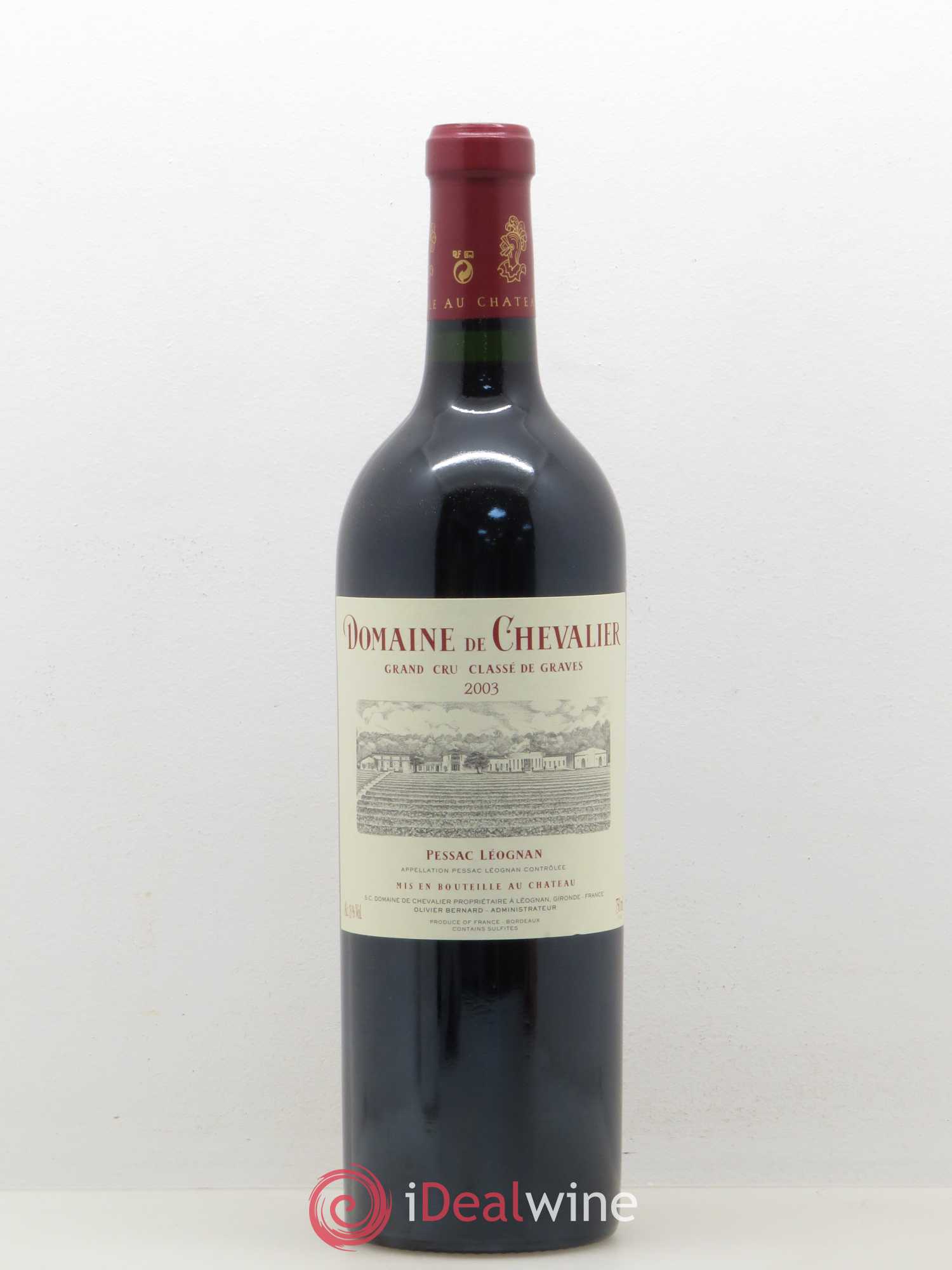 Domaine de Chevalier Cru Classé de Graves 2003 - Lot de 1 bouteille - 0