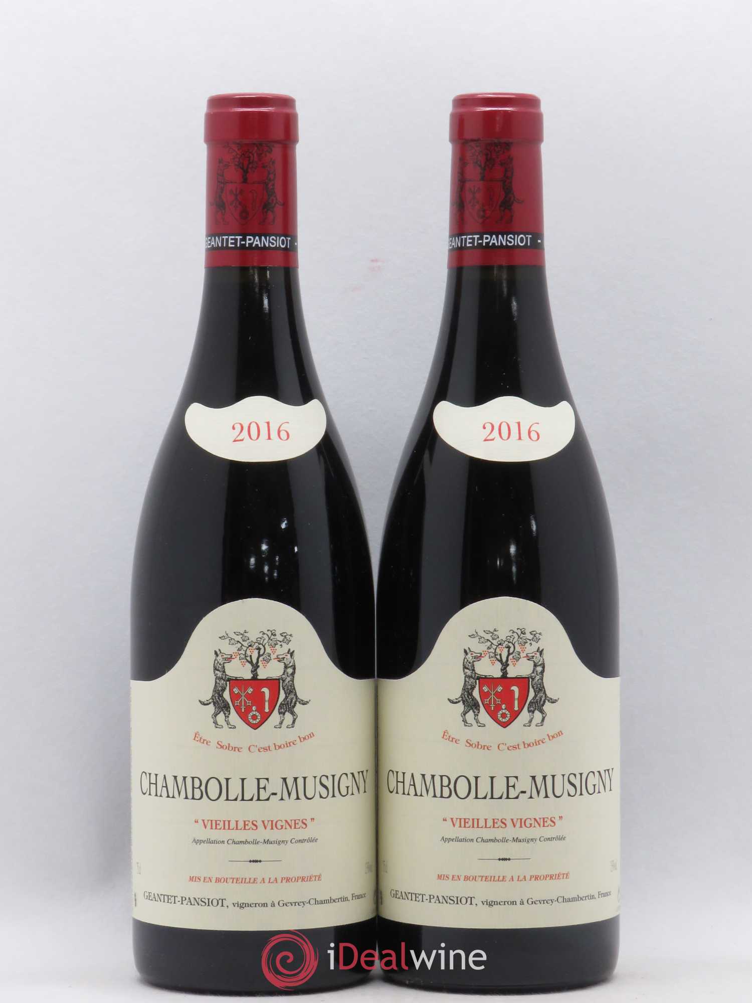 Chambolle-Musigny Vieilles vignes Geantet-Pansiot 2016 - Lot de 2 bouteilles - 0