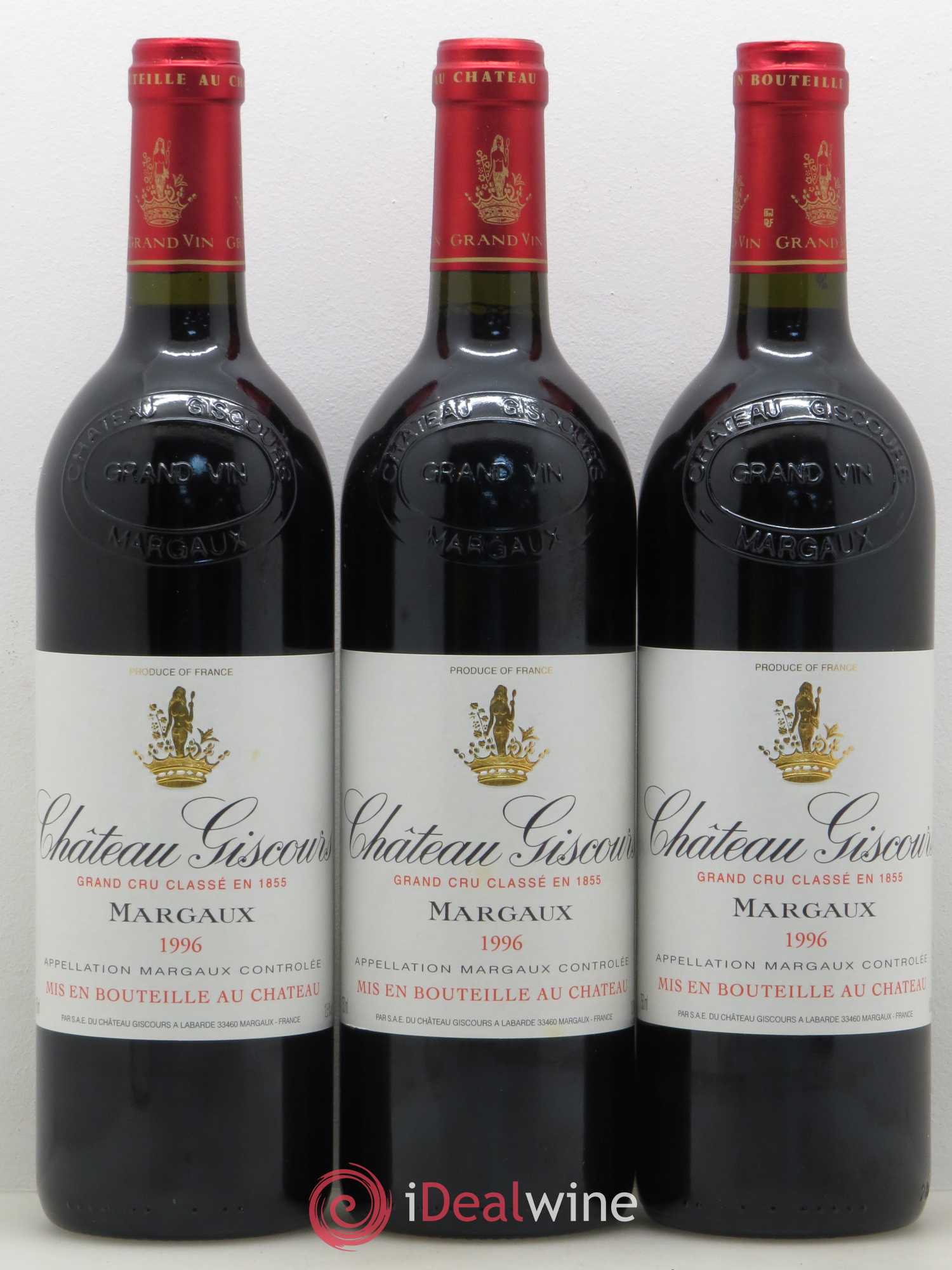 Château Giscours 3ème Grand Cru Classé 1996 - Lot de 12 bouteilles - 1