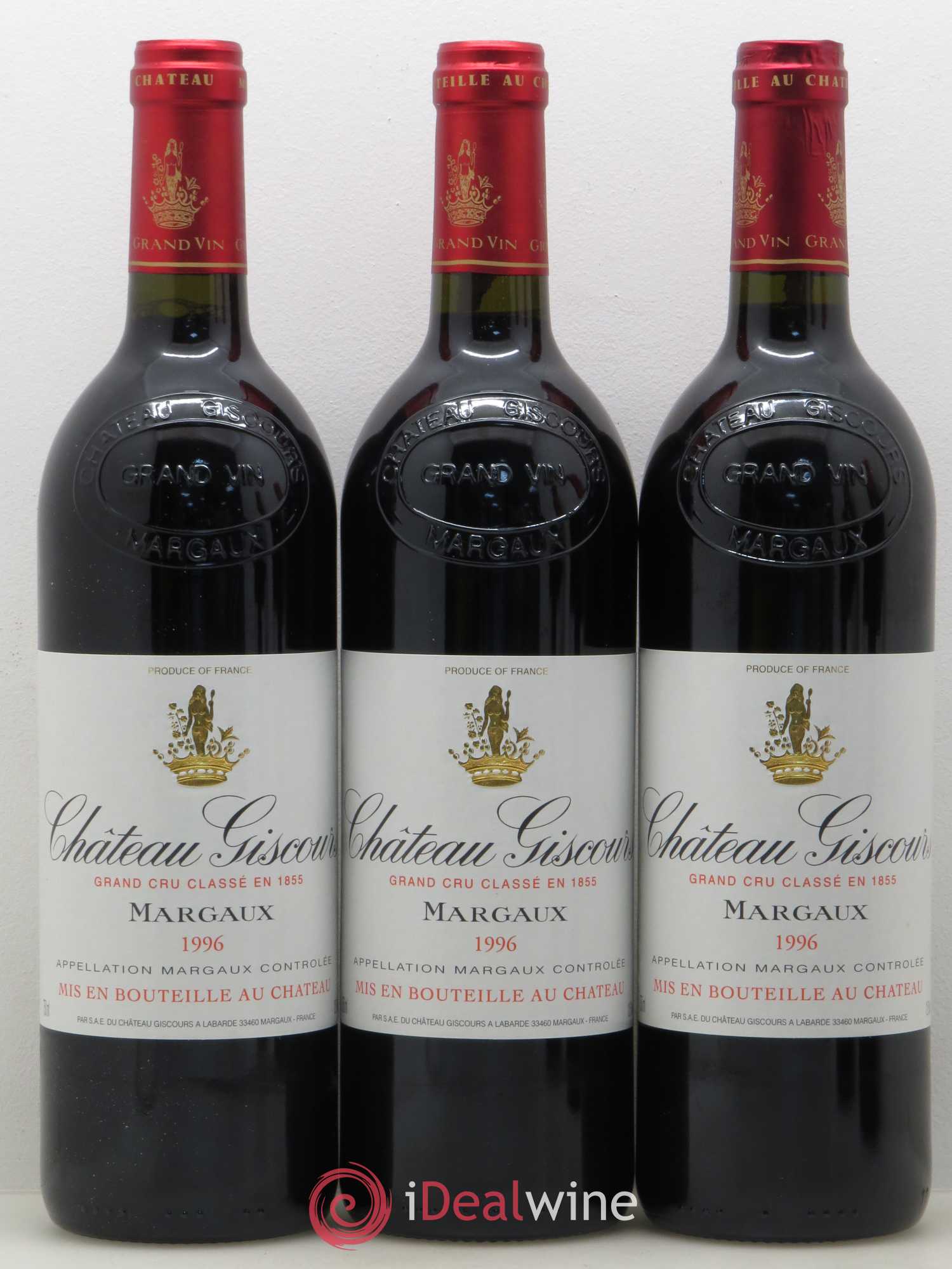 Château Giscours 3ème Grand Cru Classé 1996 - Lot de 12 bouteilles - 3